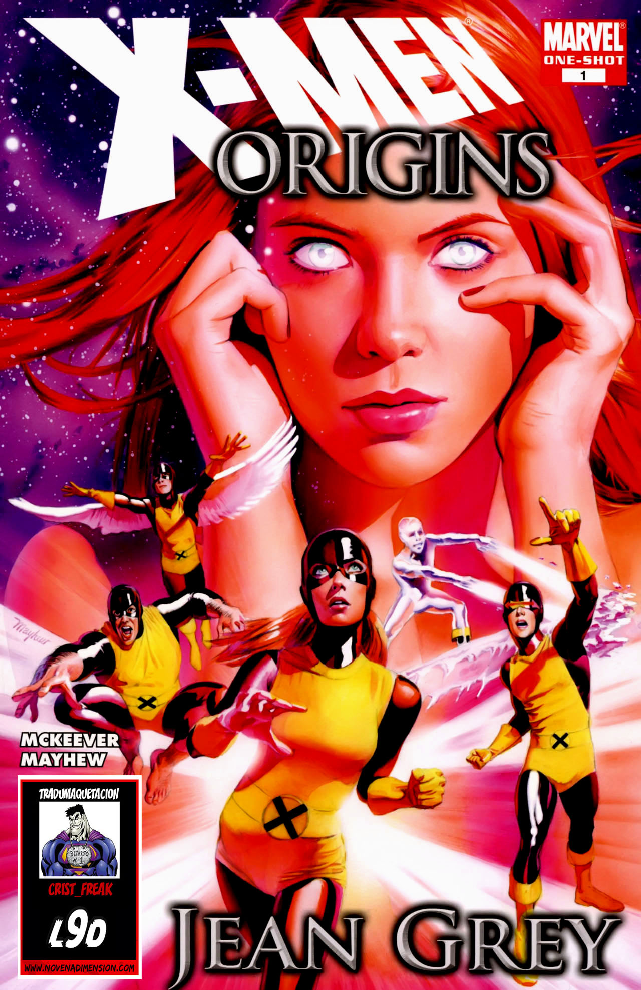 Carátula X-Men Origins - Jean Grey (One-Shot).cbr