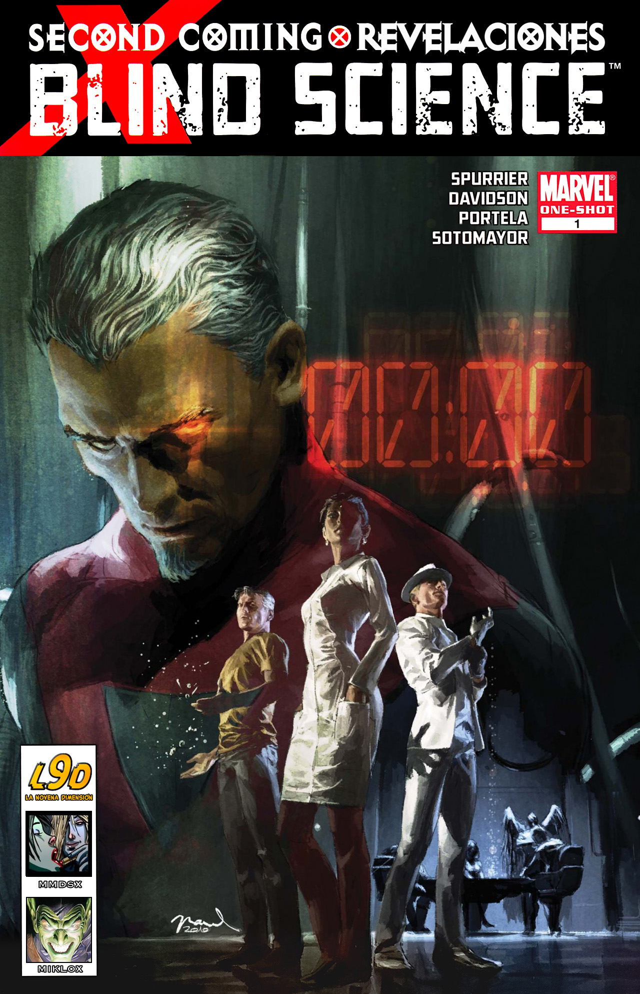 Carátula 10  X-Men Revelations Blind Science.cbr