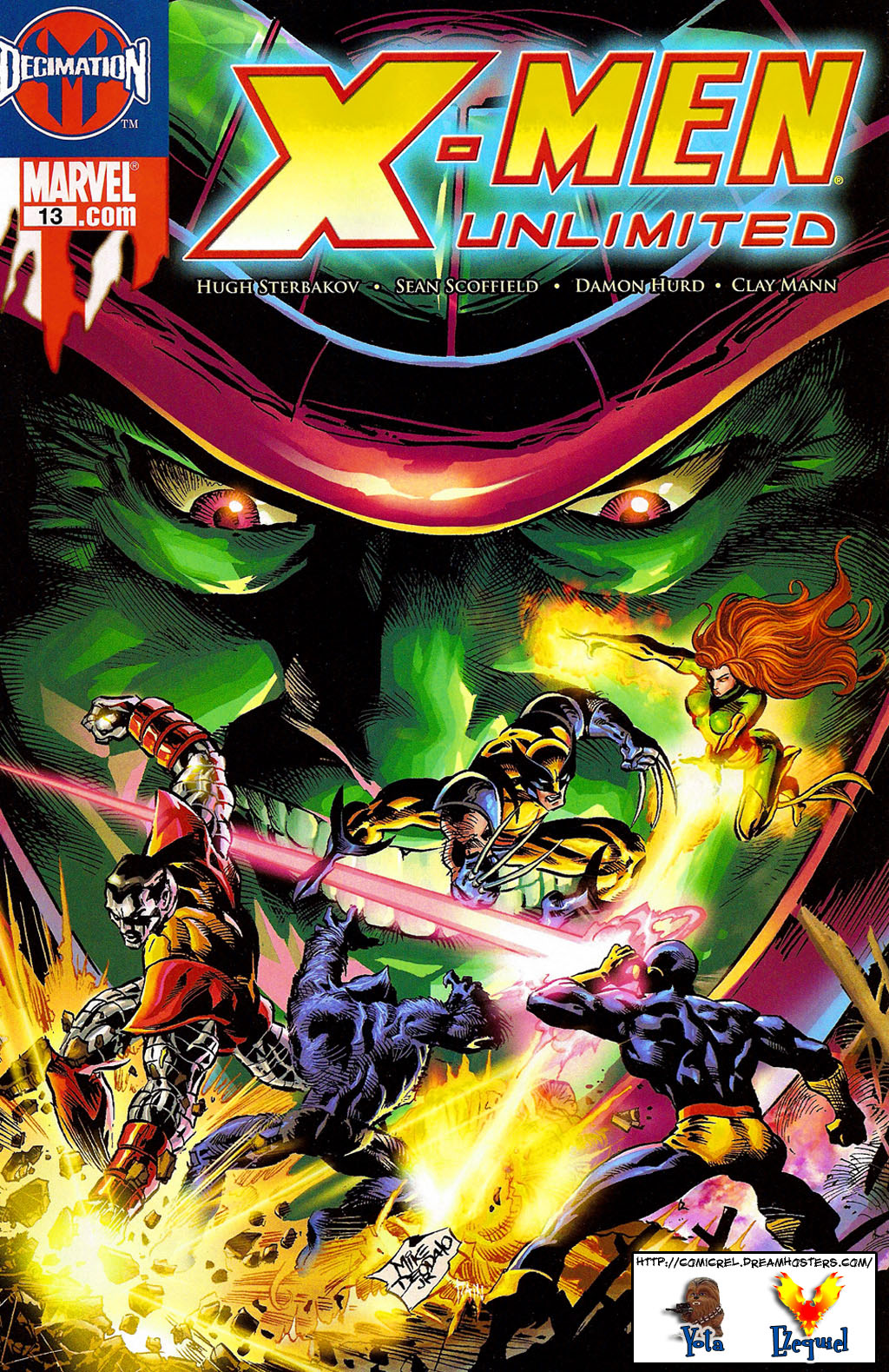 Carátula 38 X Men Unlimited 13.cbr