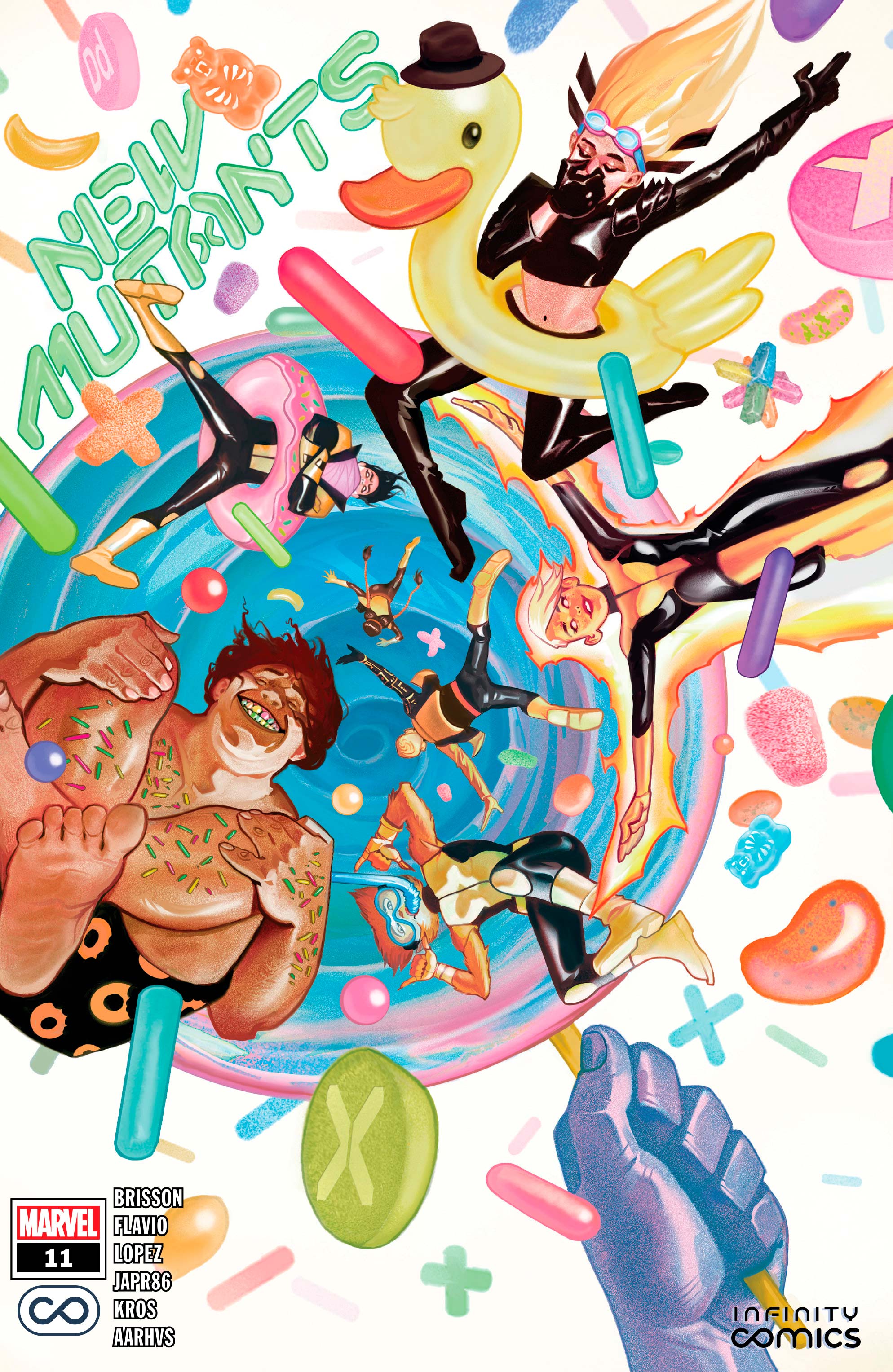 Carátula New Mutants #11.cbr