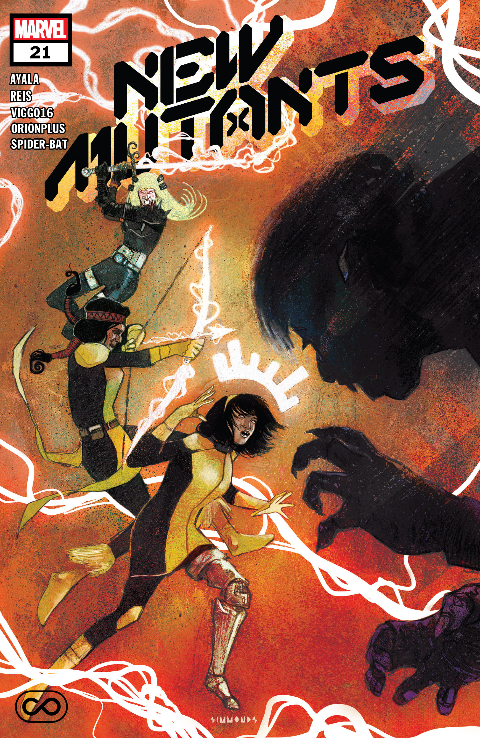 Carátula New Mutants #21.cbr