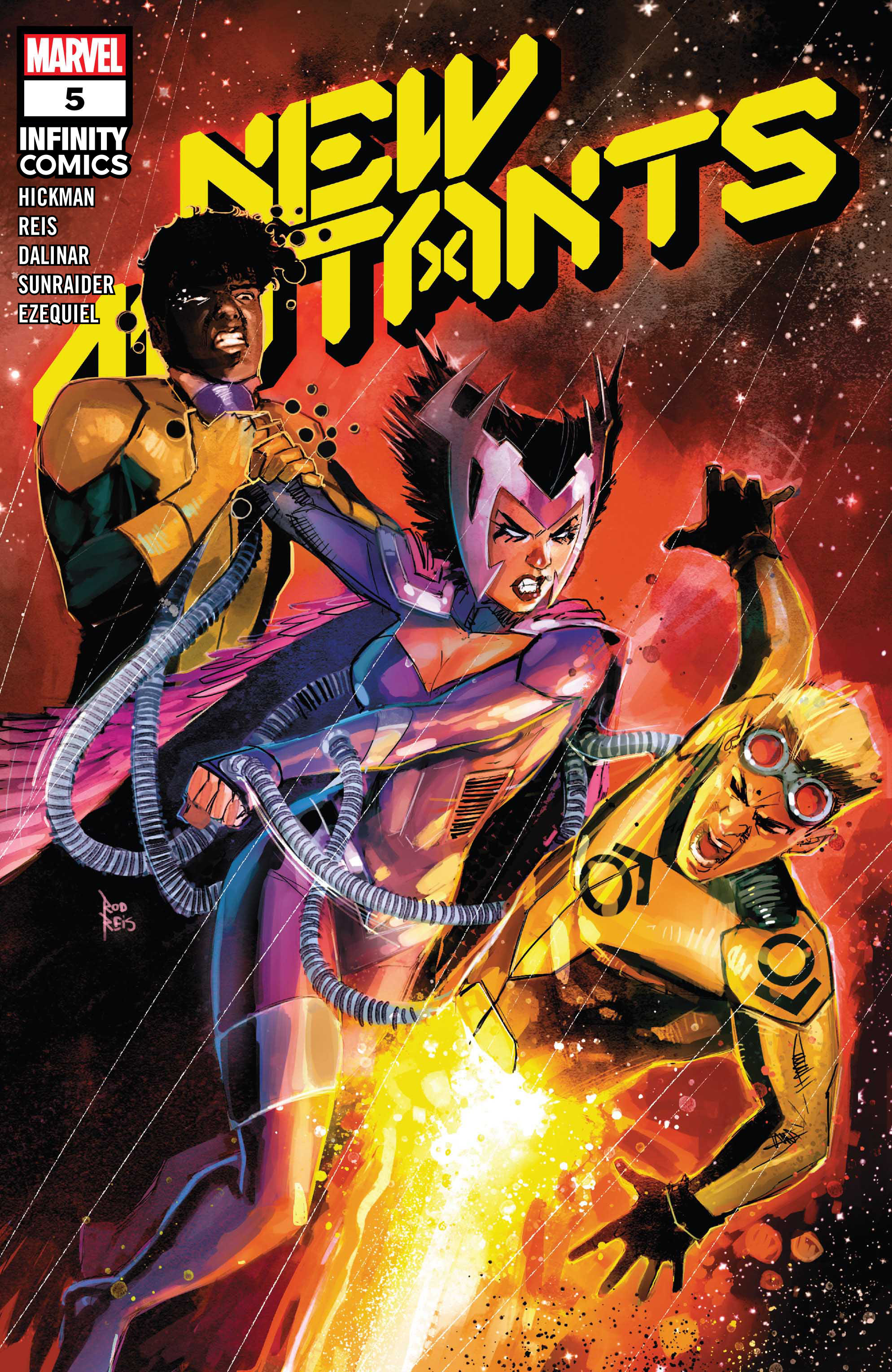 Carátula New Mutants #5.cbr