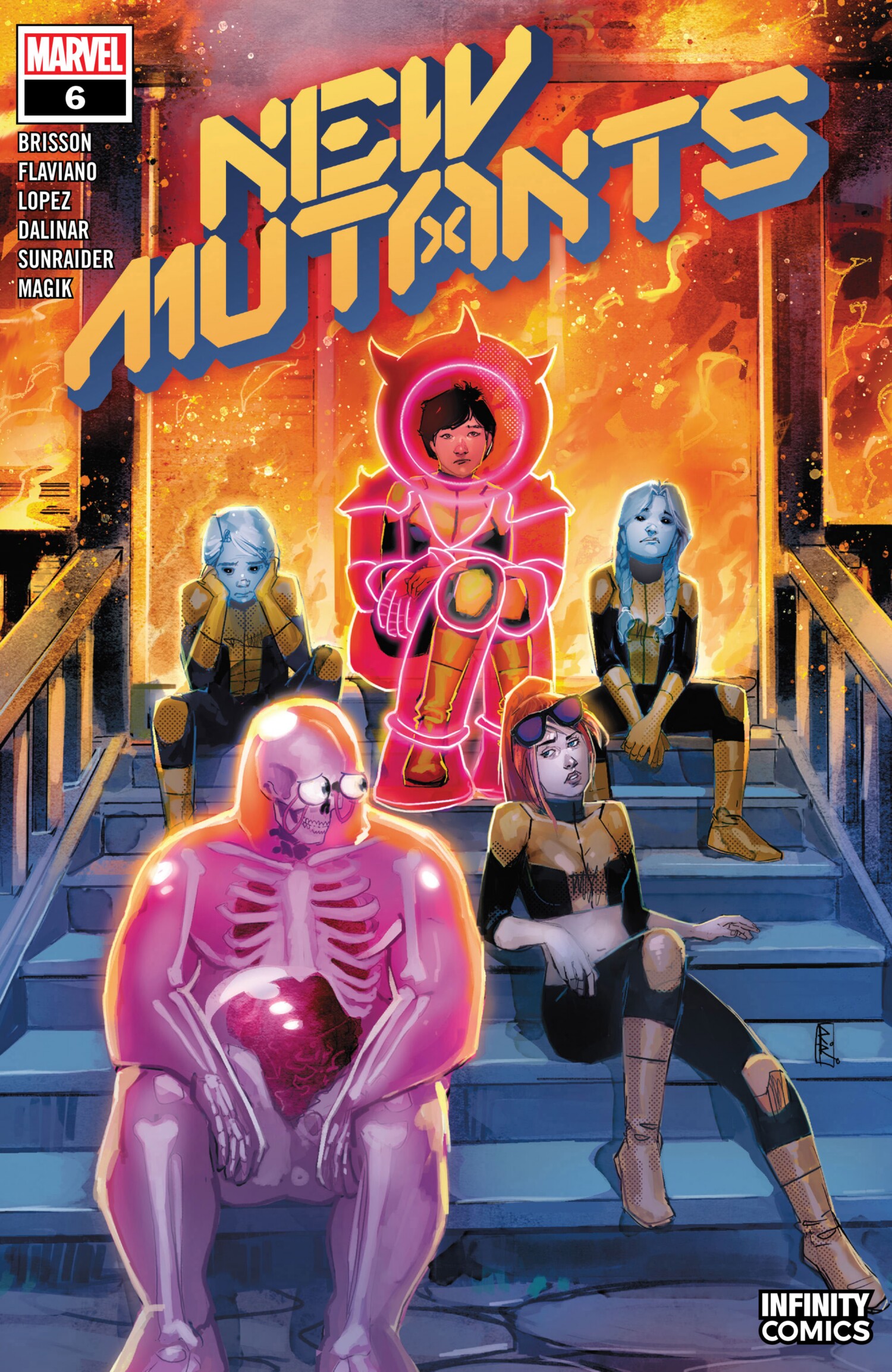 Carátula New Mutants #6.cbr
