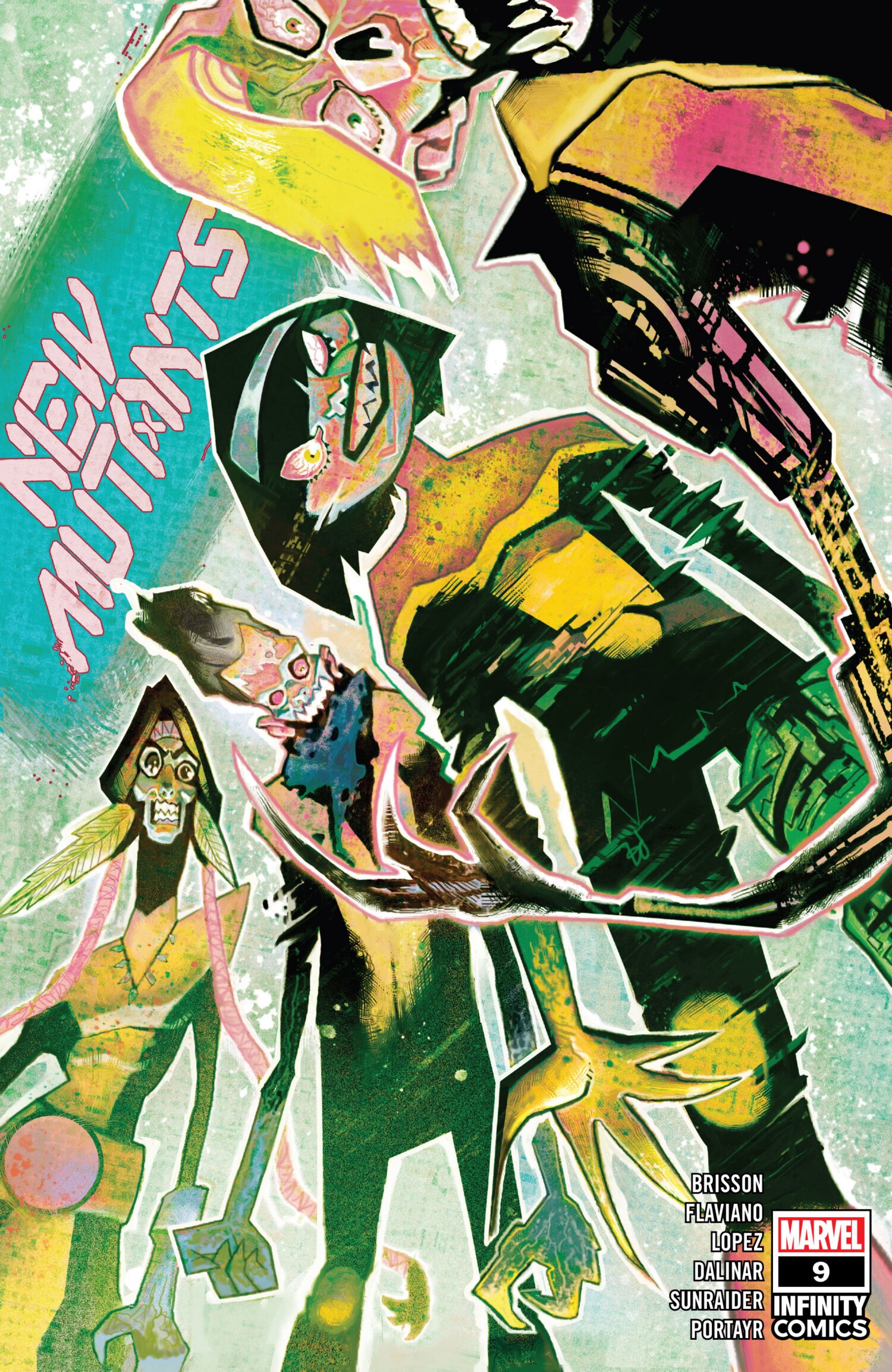 Carátula New Mutants #9.cbr