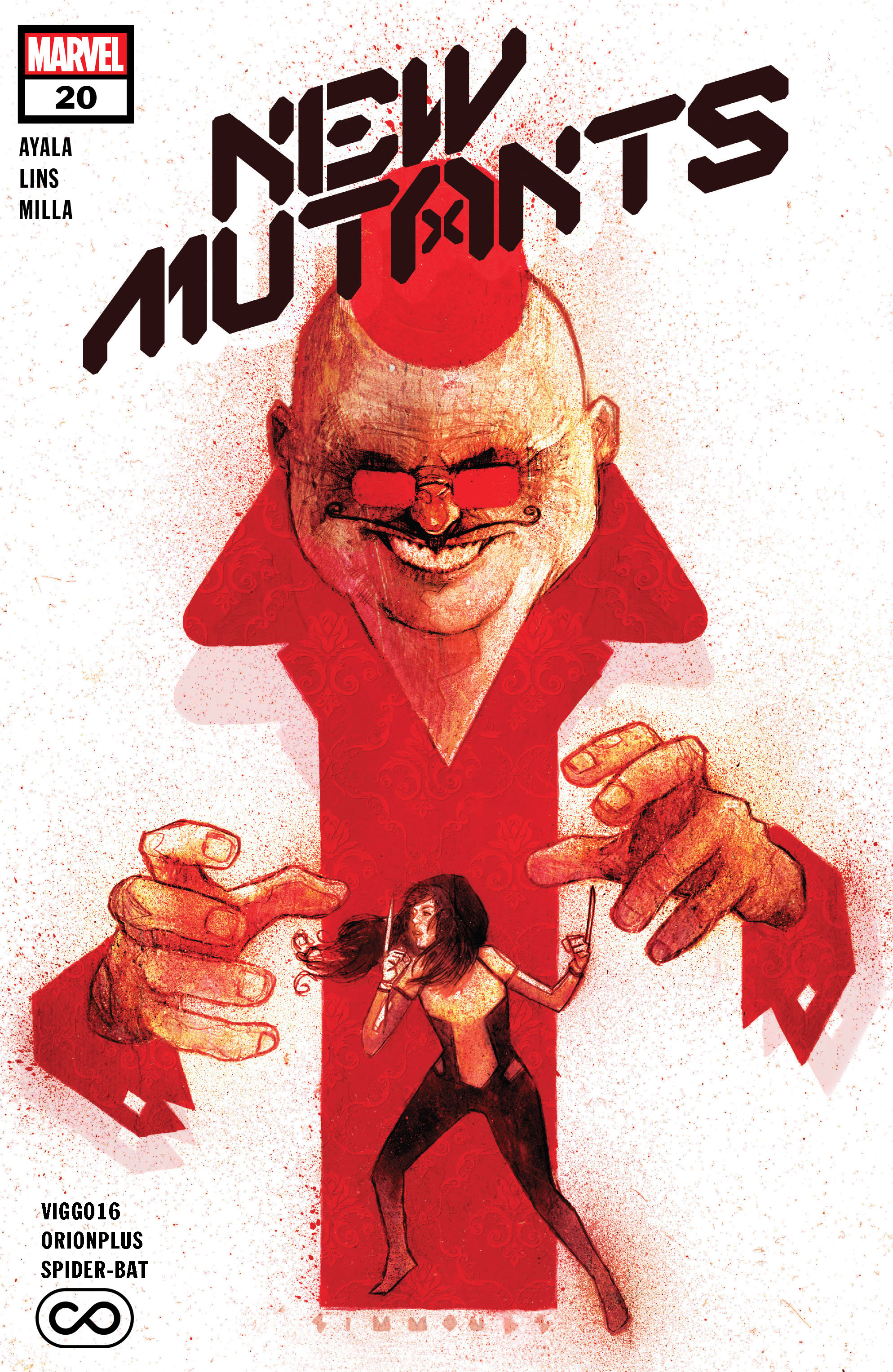 Carátula New Mutants 20.cbr