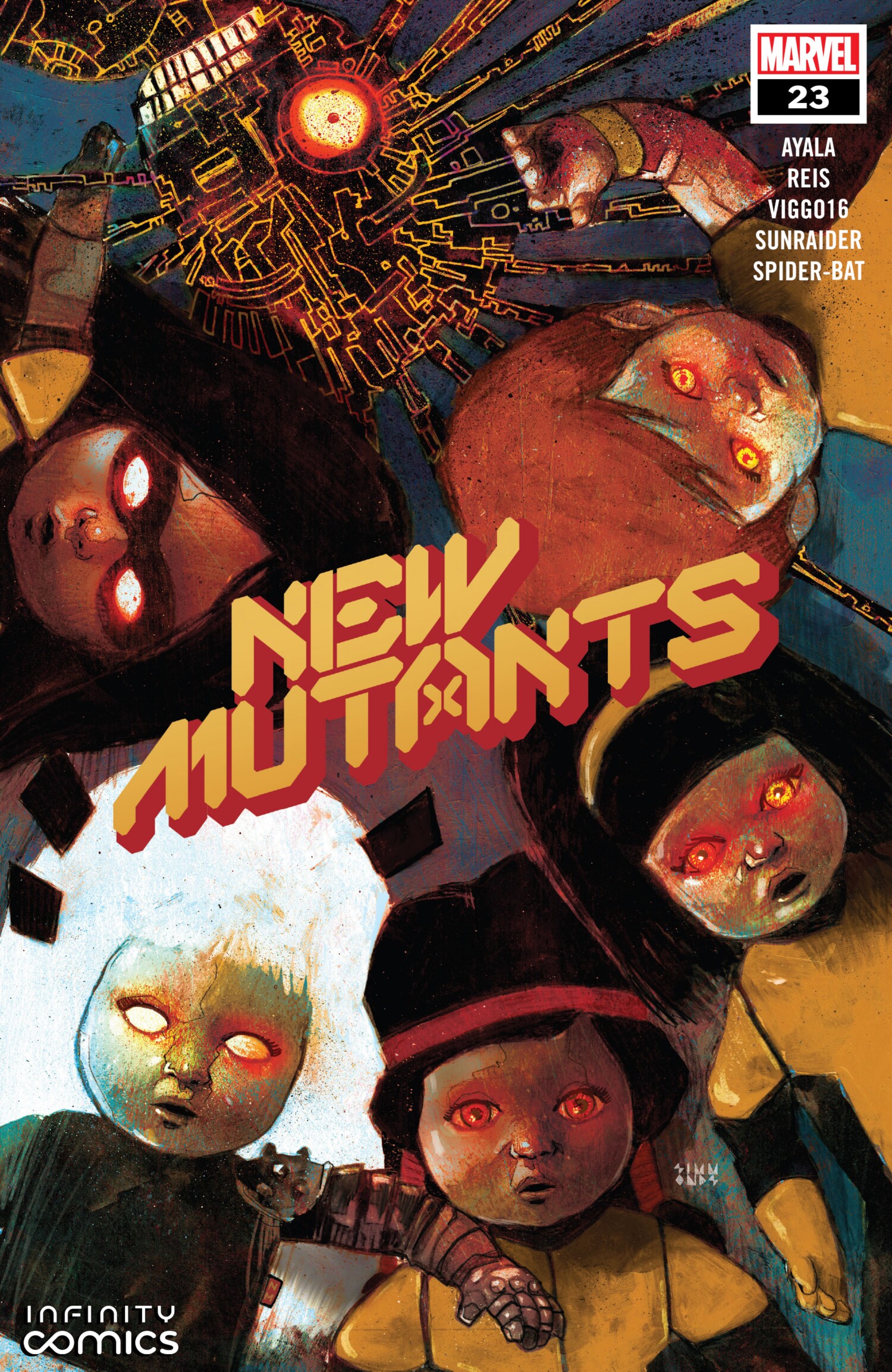 Carátula New Mutants 23.cbr