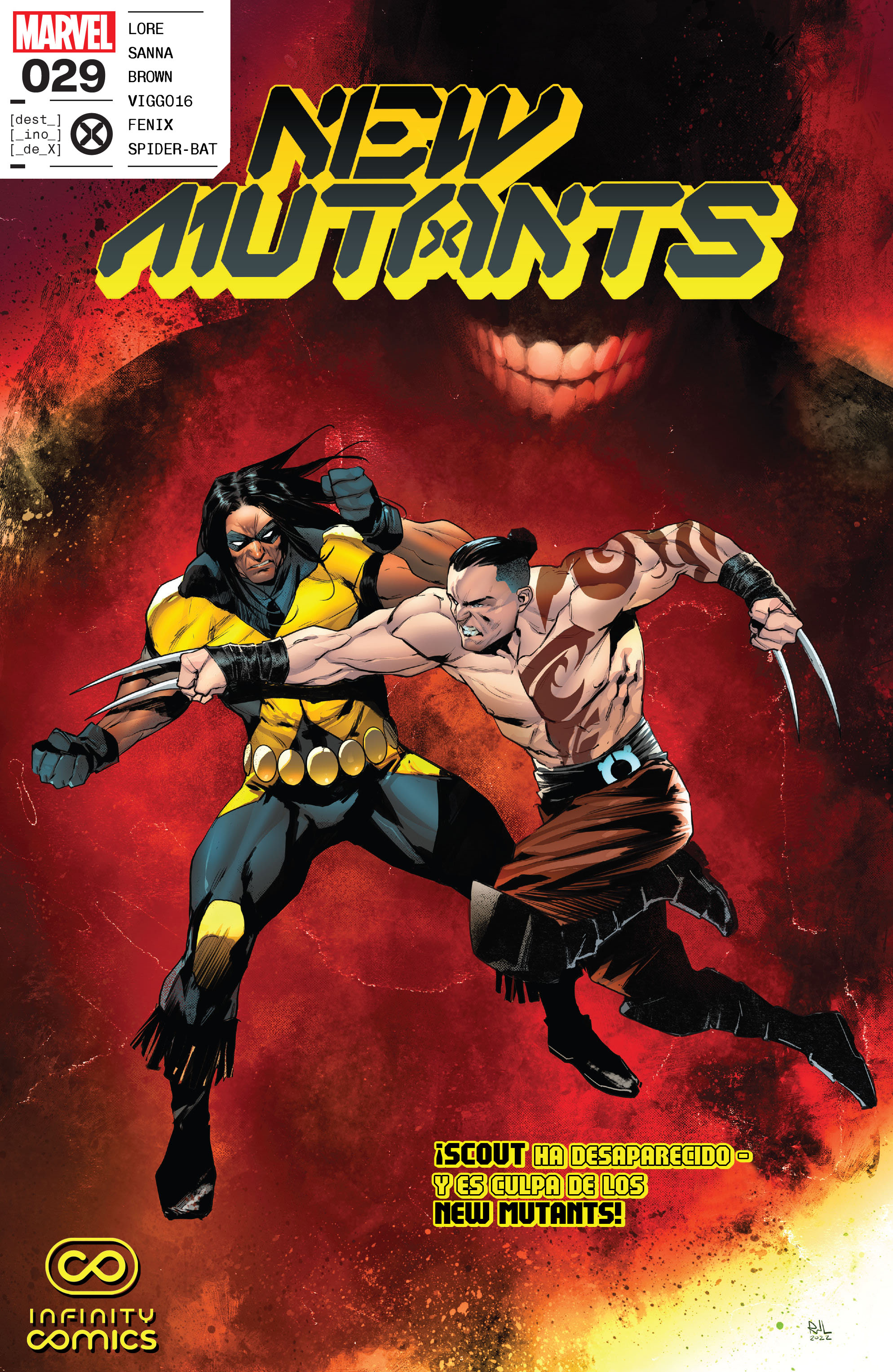Carátula New Mutants 29.cbr