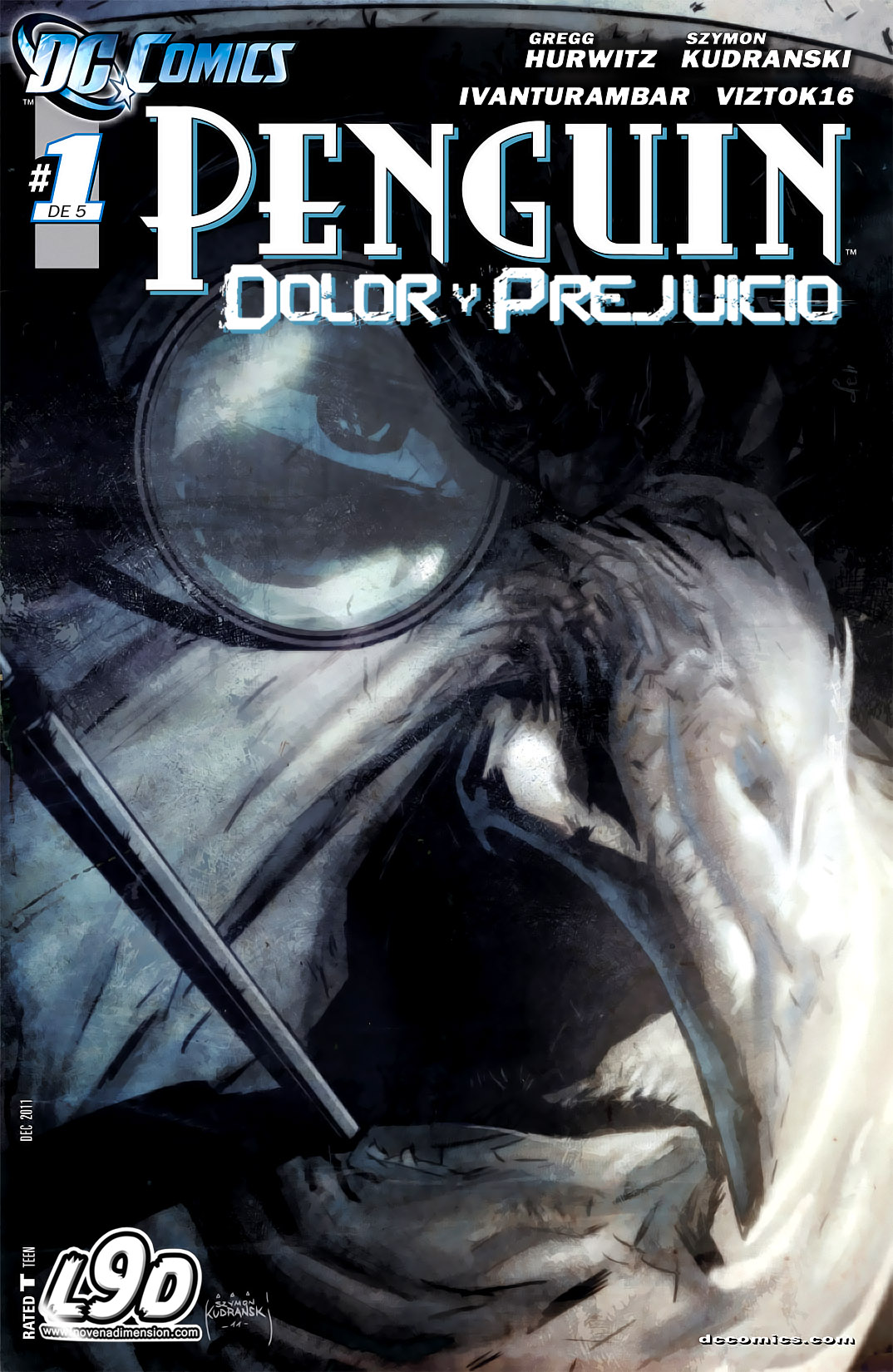 Carátula Penguin Pain and Prejudice 01.cbr