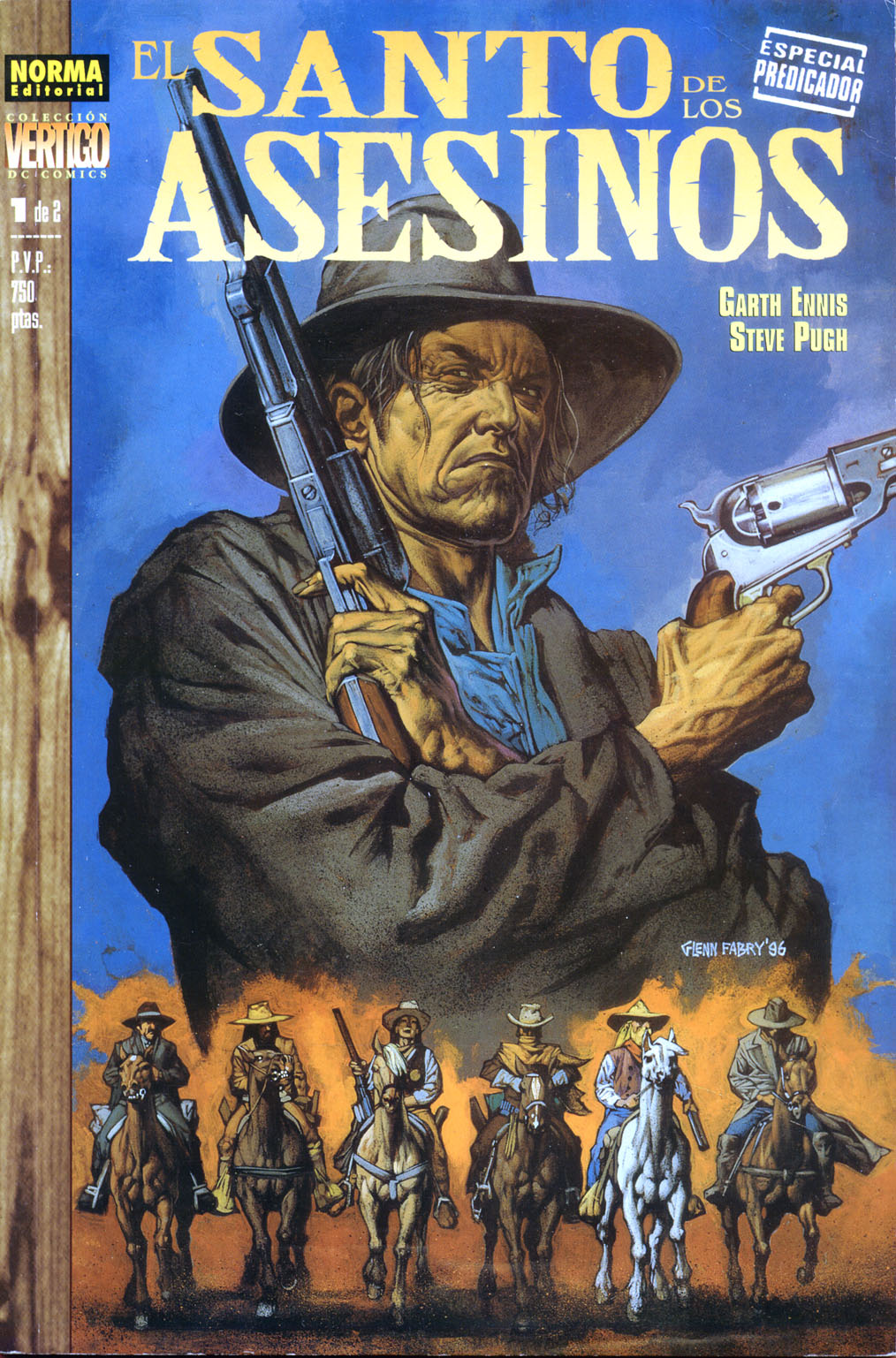 Carátula Predicador - El santo de los asesino  1.cbr