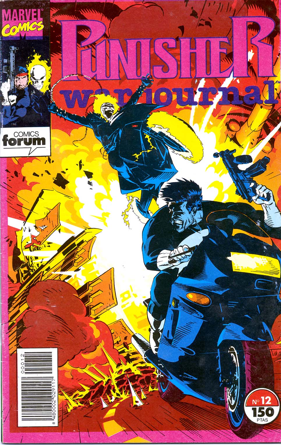 Carátula Punisher War Journal 12.cbr