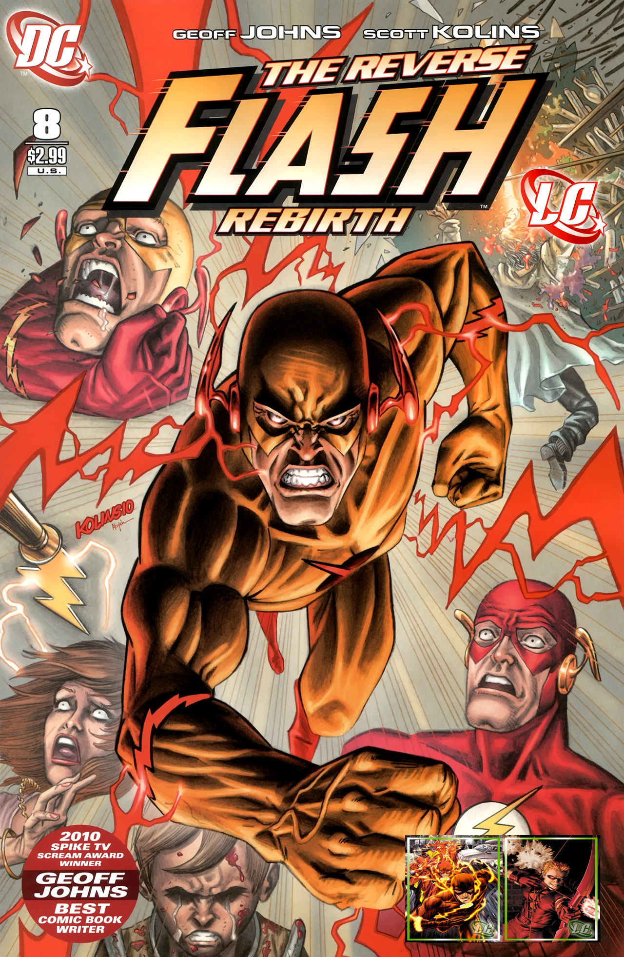 Carátula Road to Flaspoint - Reverse Flash Rebirth.cbr