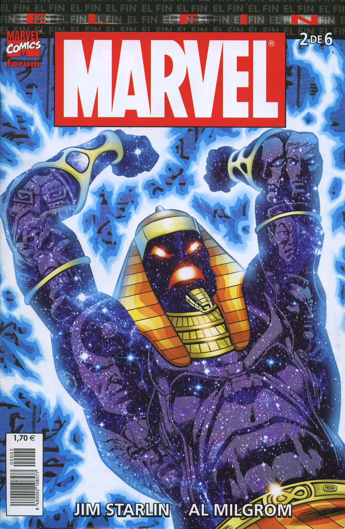 Carátula Sagas cosmicas de Thanos - 29 El Fin .cbr