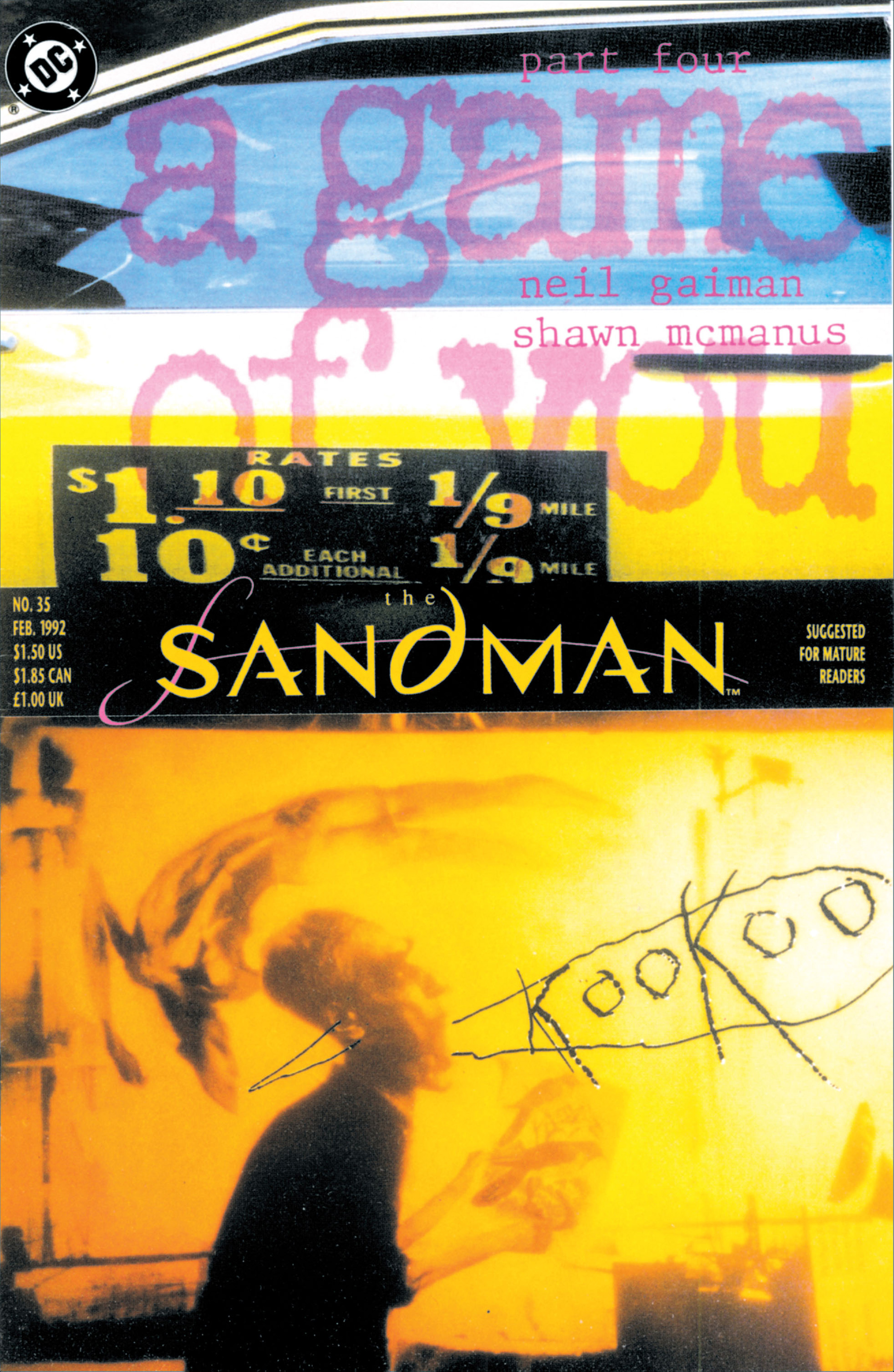 Carátula The Sandman 35 Juego a ser tu Capitulo 4.cbr