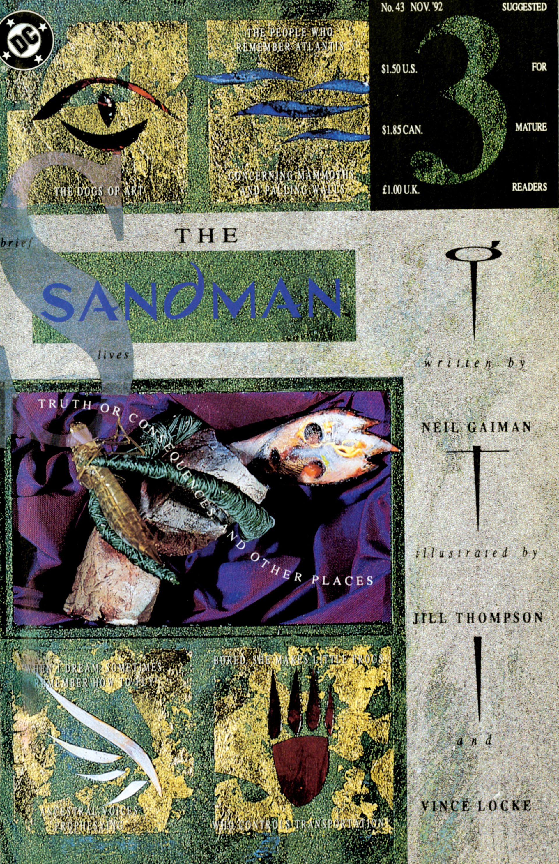 Carátula The Sandman 43 Vidas breves 3.cbr