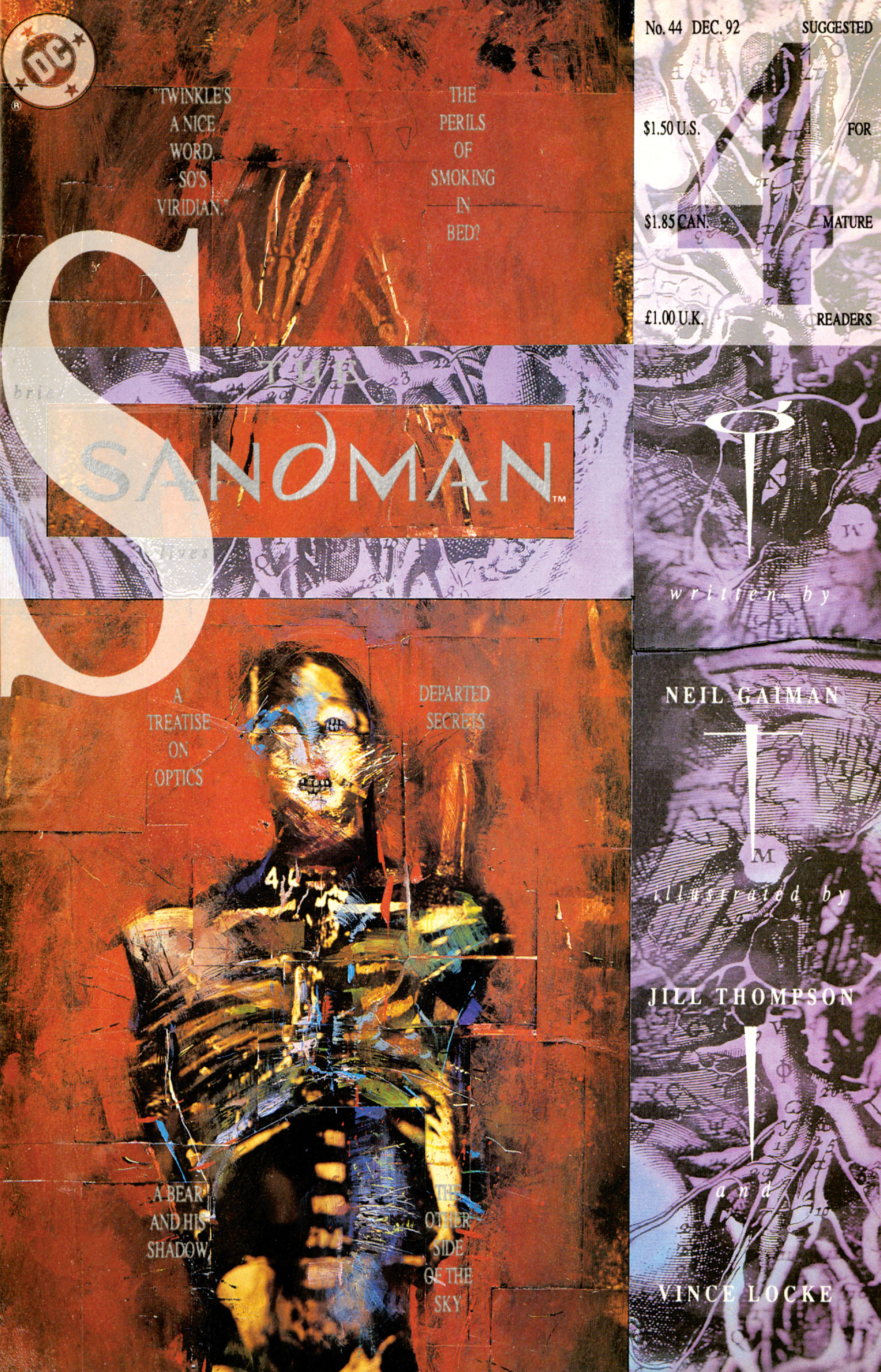 Carátula The Sandman 44 Vidas breves 4.cbr