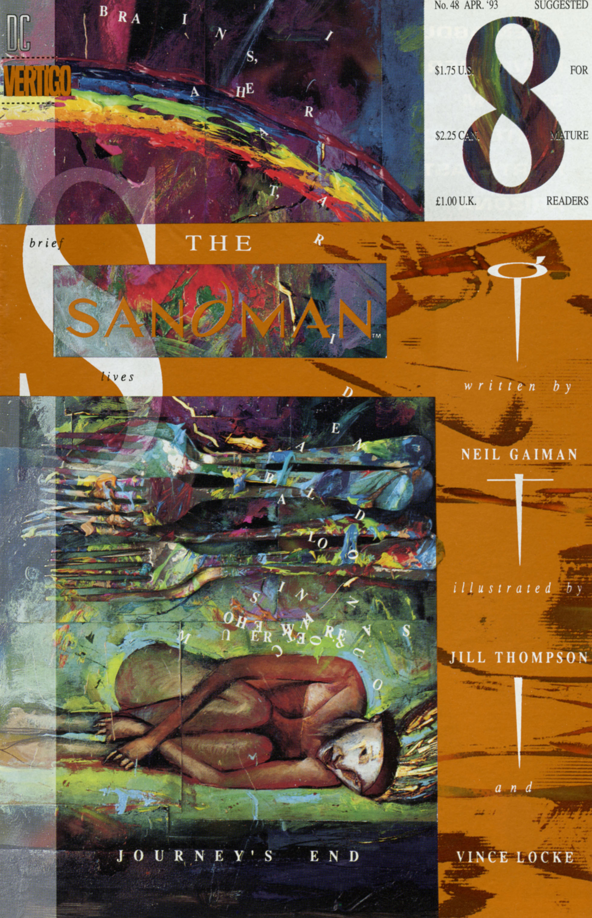 Carátula The Sandman 48 Vidas breves 8.cbr