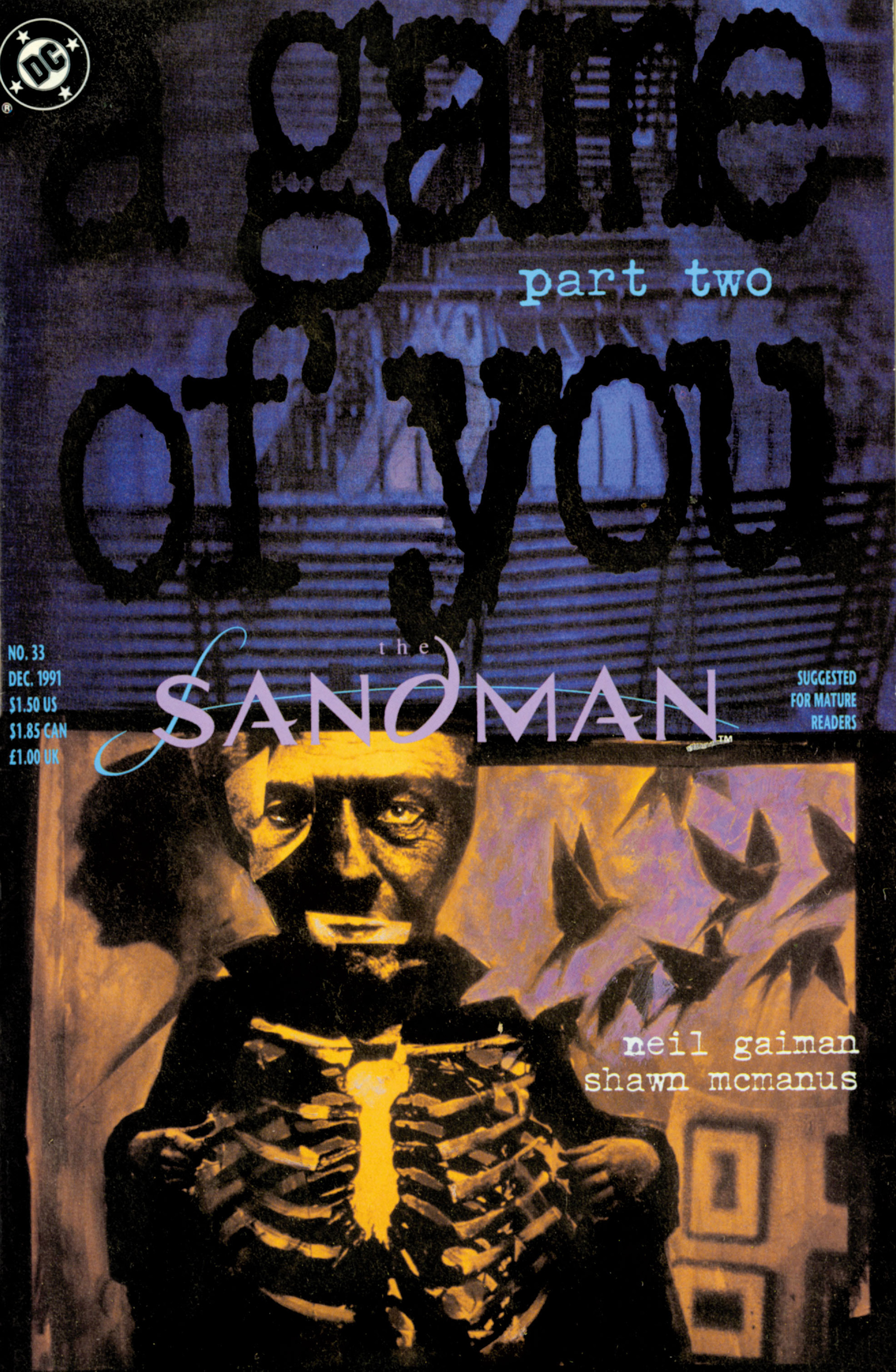 Carátula The Sandman 33 Juego a ser tu Capitulo 2.cbr