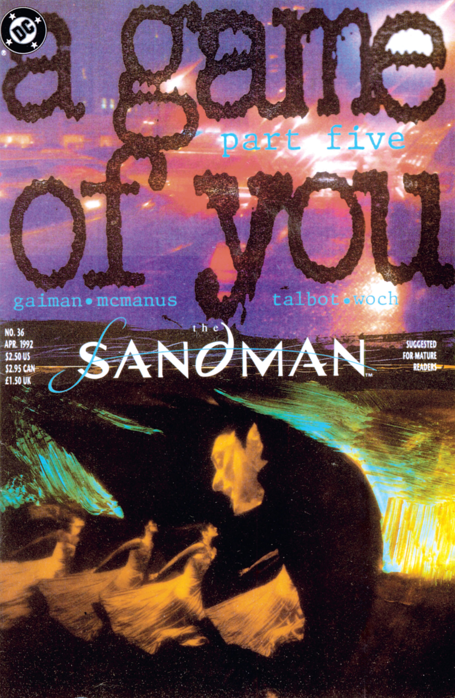 Carátula The Sandman 36 Juego a ser tu Capitulo 5.cbr