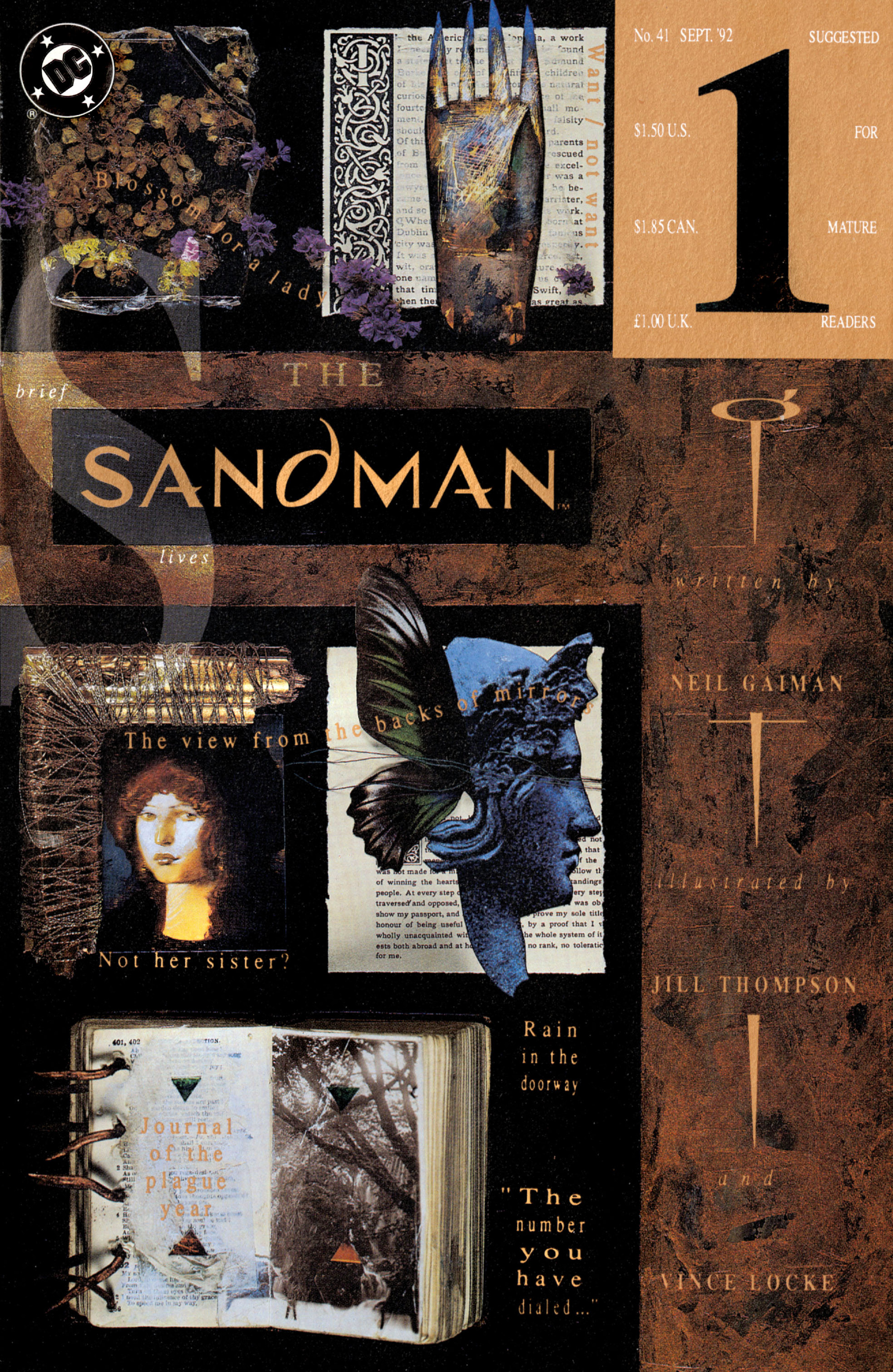 Carátula The Sandman 41 Vidas breves 1.cbr