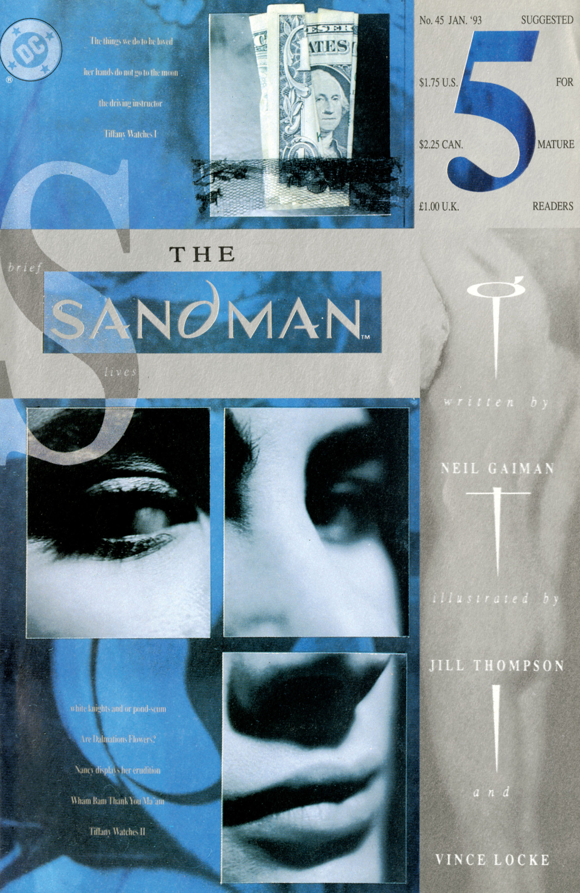 Carátula The Sandman 45 Vidas breves 5.cbr