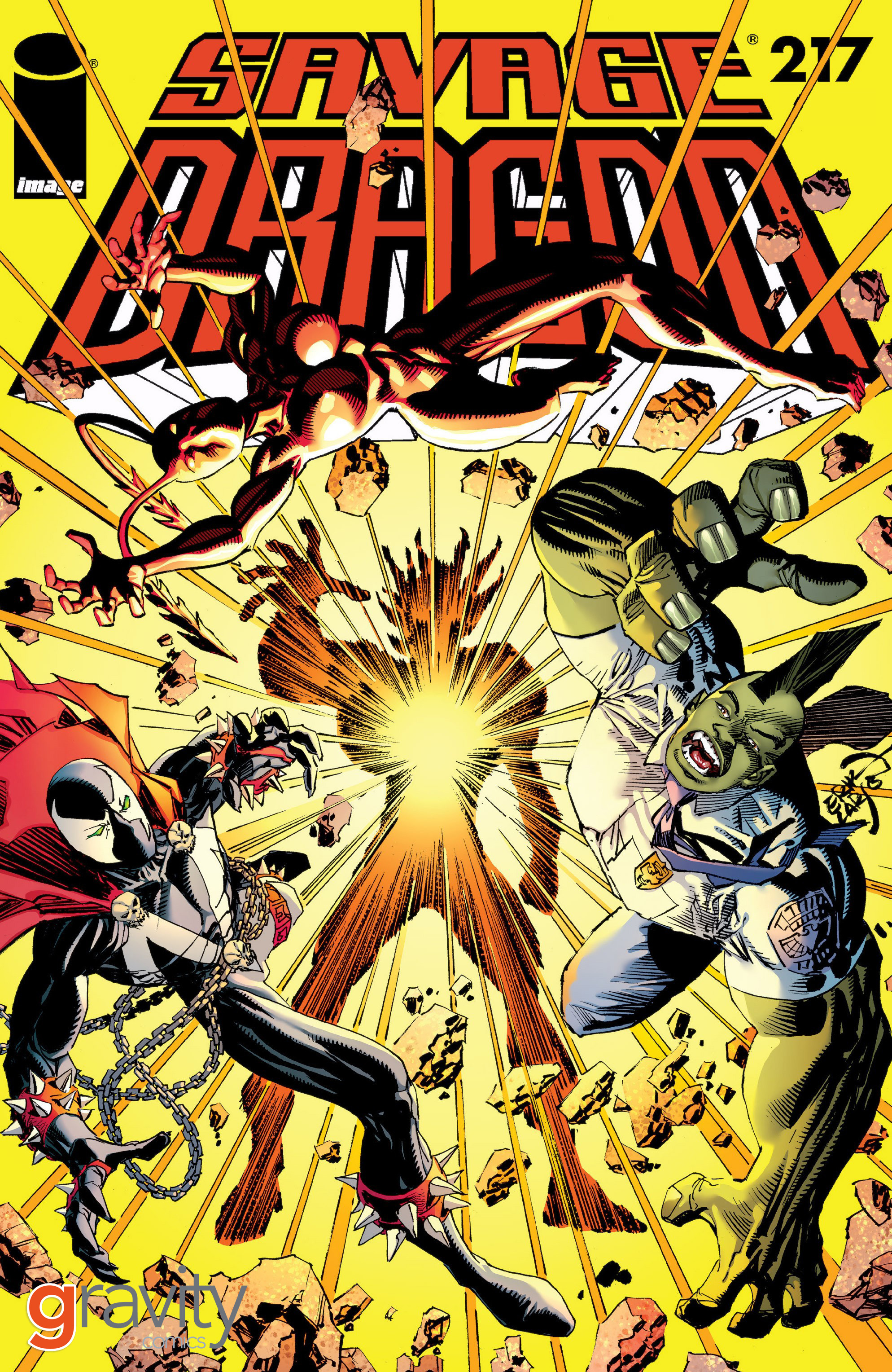 Carátula Savage Dragon #217.cbr