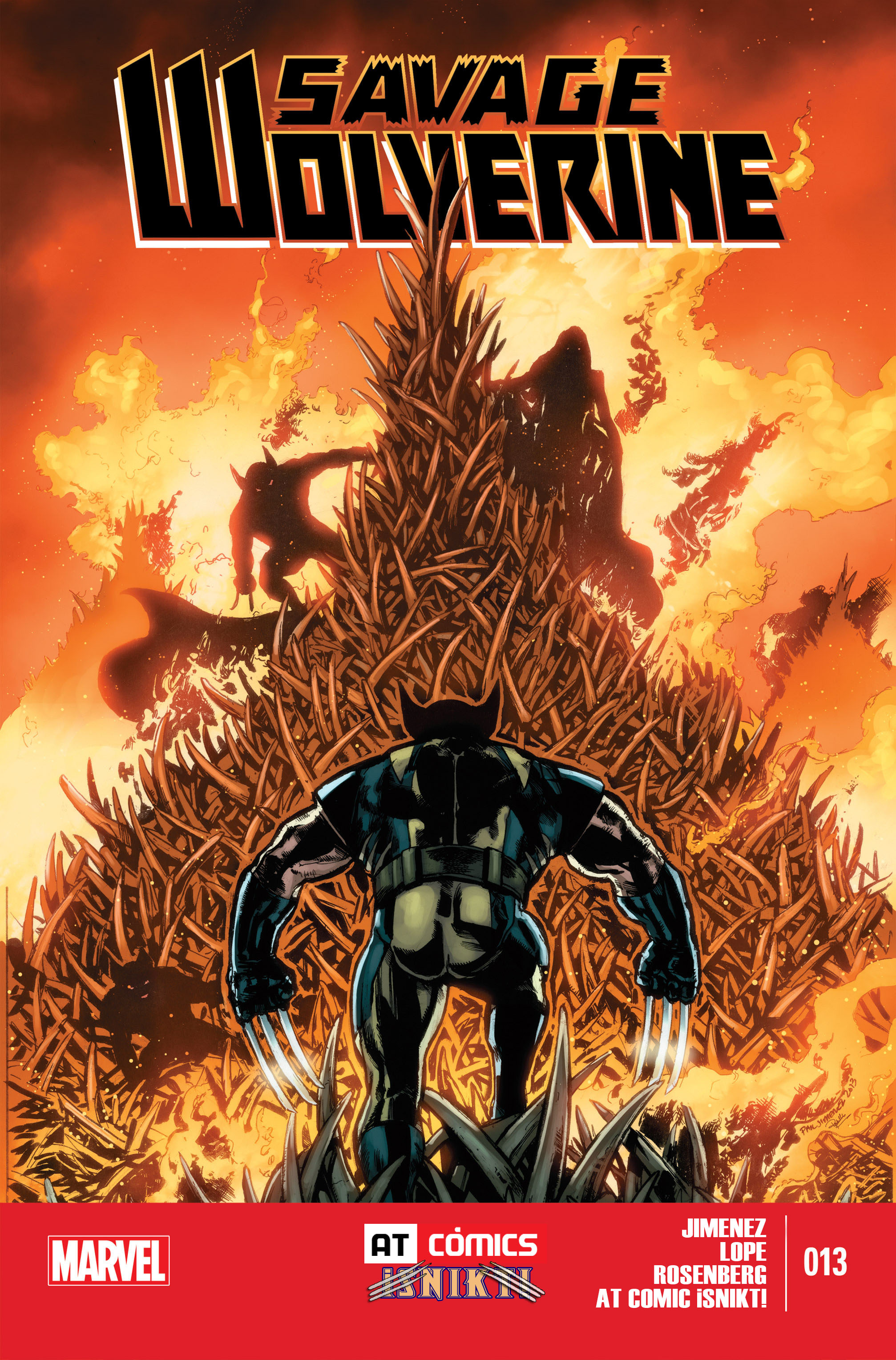 Carátula Savage Wolverine #13.cbr