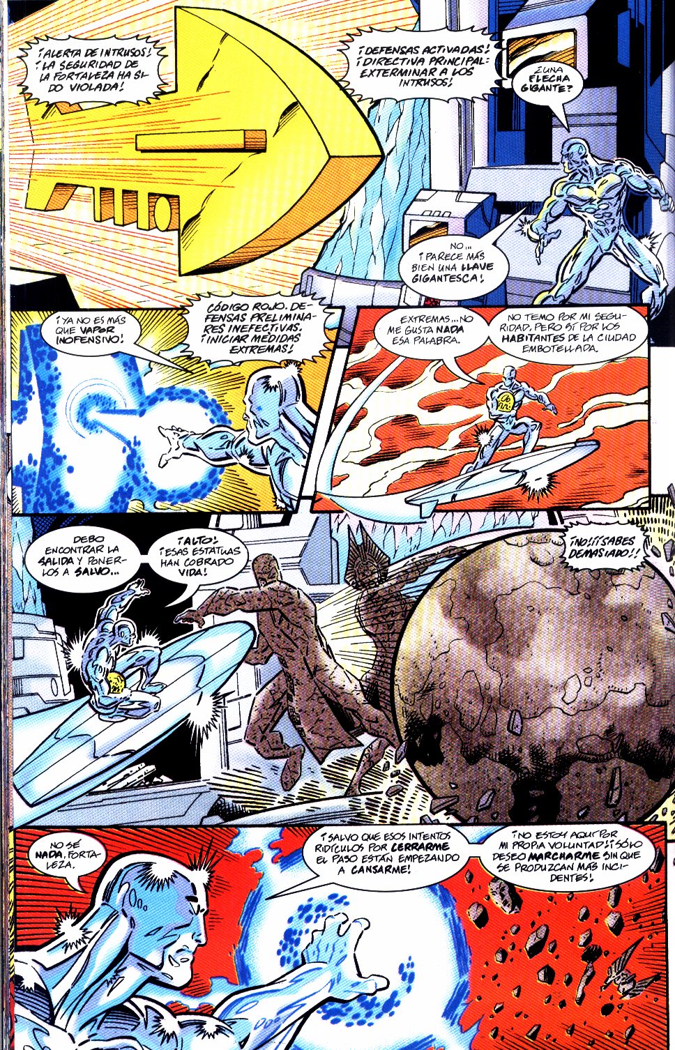 Carátula Silver Surfer - Superman MARVEL & DC UNIDOS.cbr