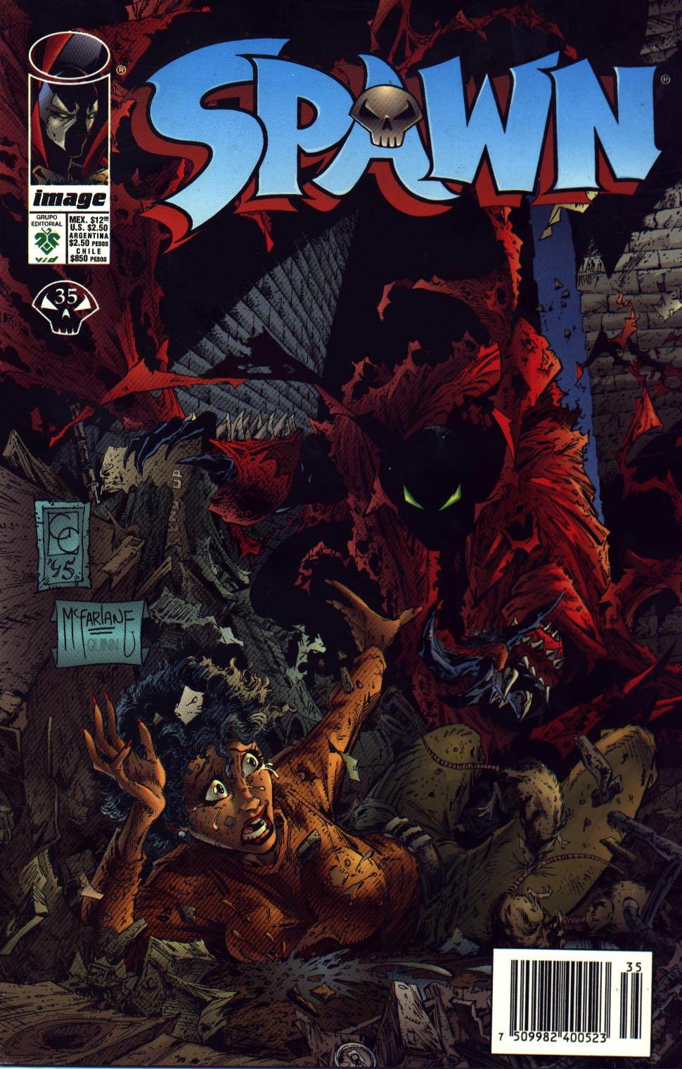 Carátula Spawn #036.cbr