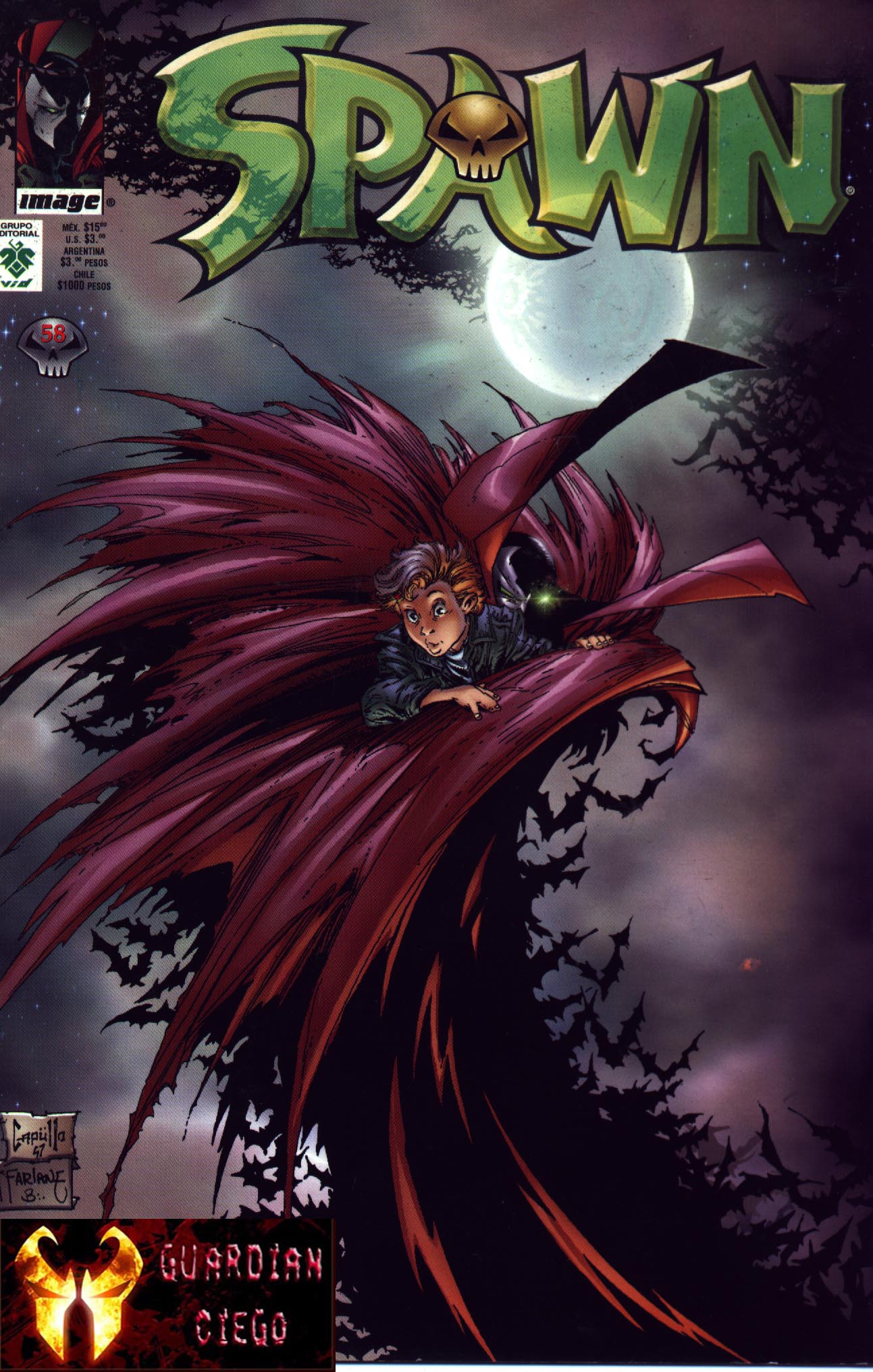 Carátula Spawn #058.cbr