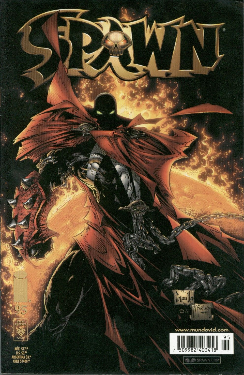 Carátula Spawn #095.cbr