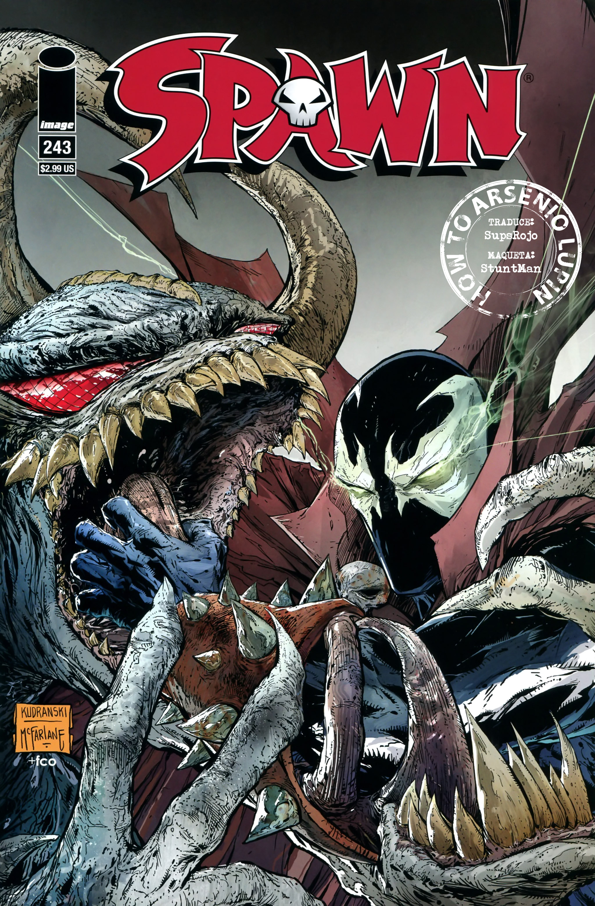 Carátula Spawn #243.cbr