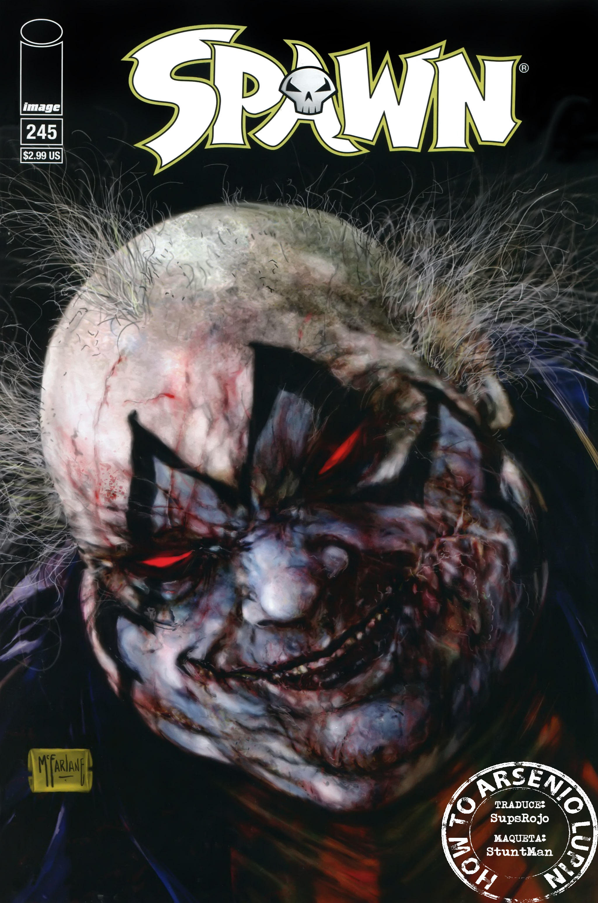 Carátula Spawn #245.cbr