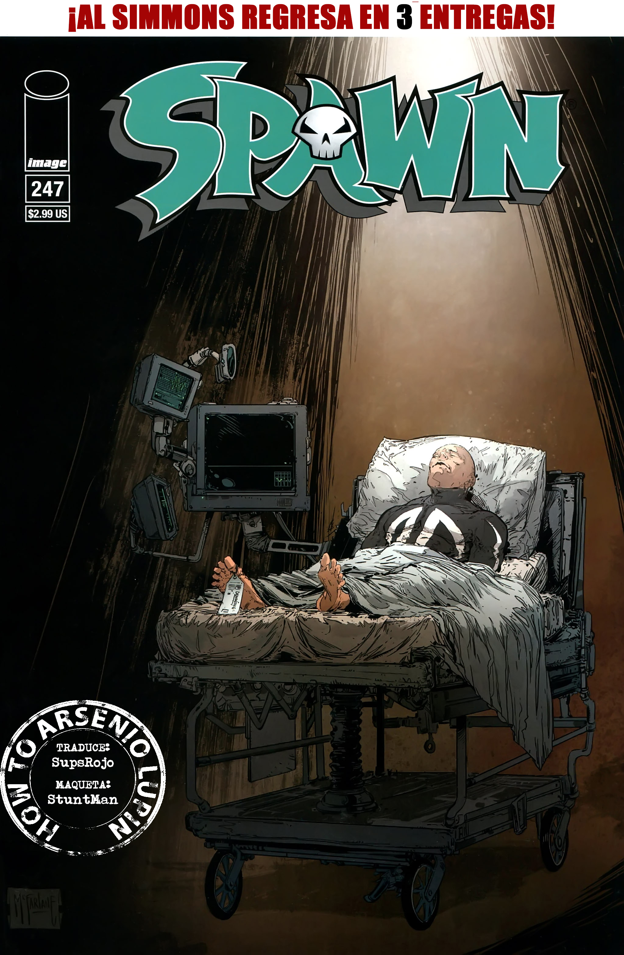 Carátula Spawn #247.cbr