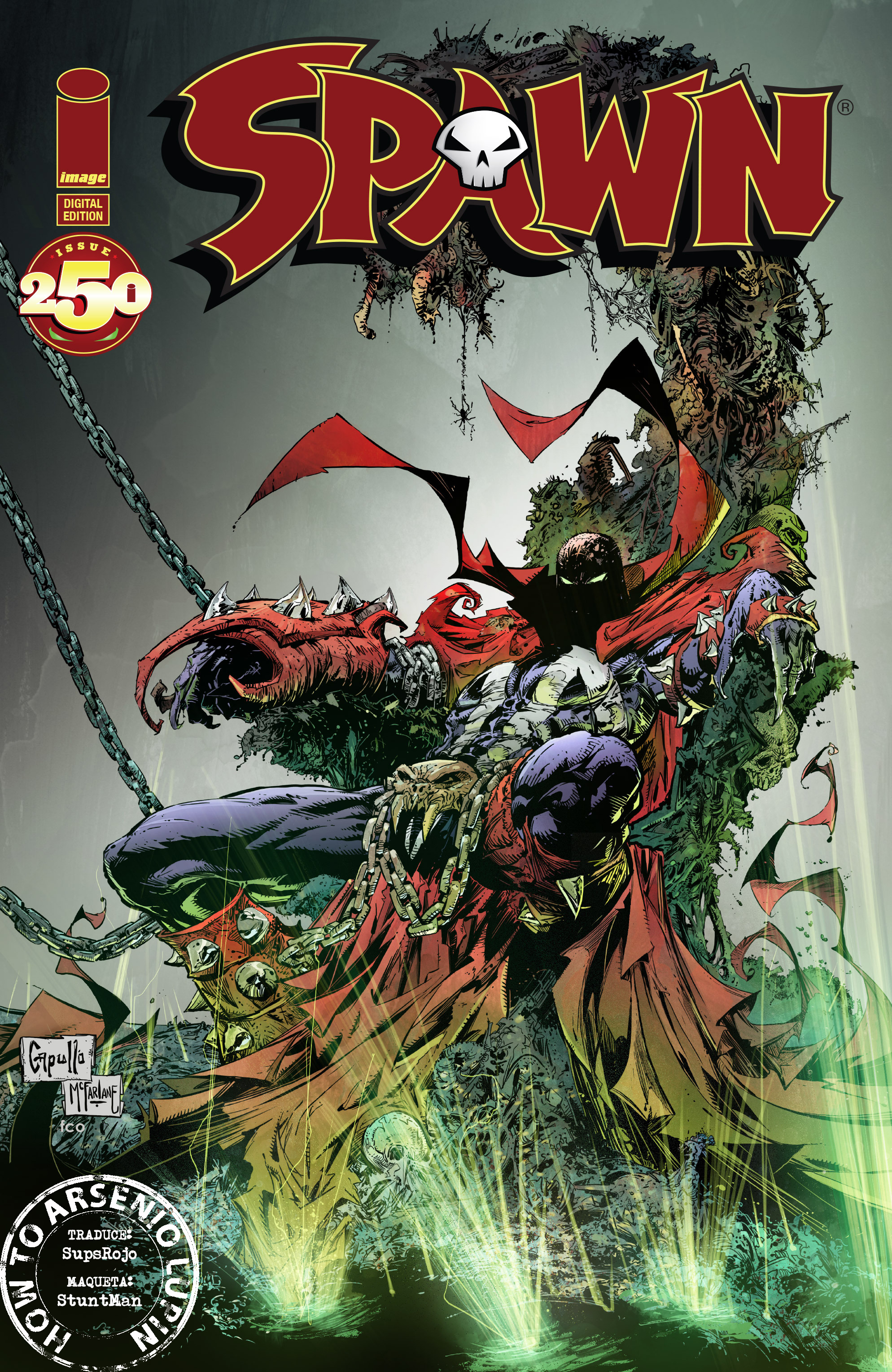 Carátula Spawn #250.cbr