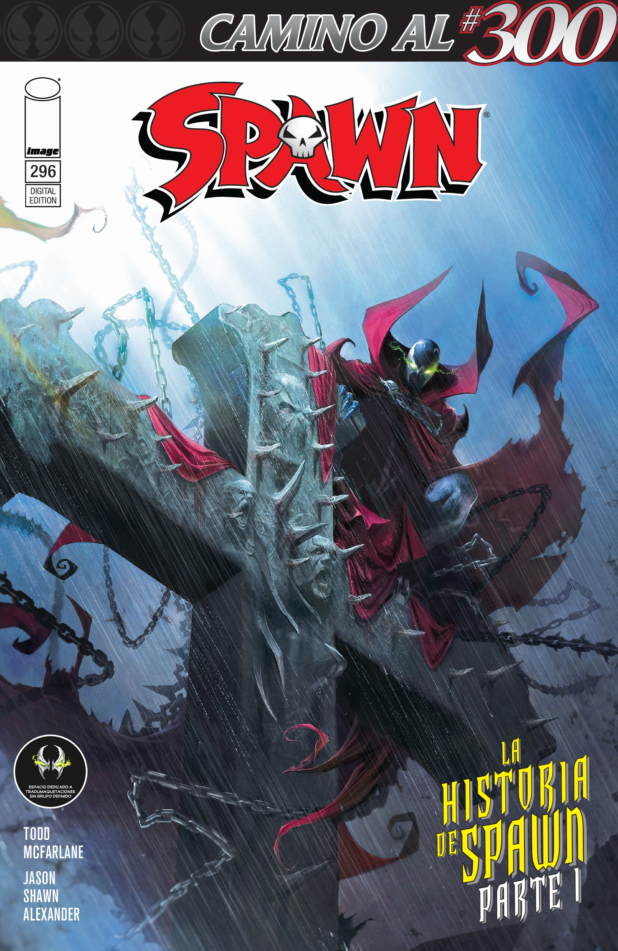 Carátula Spawn #296.cbr