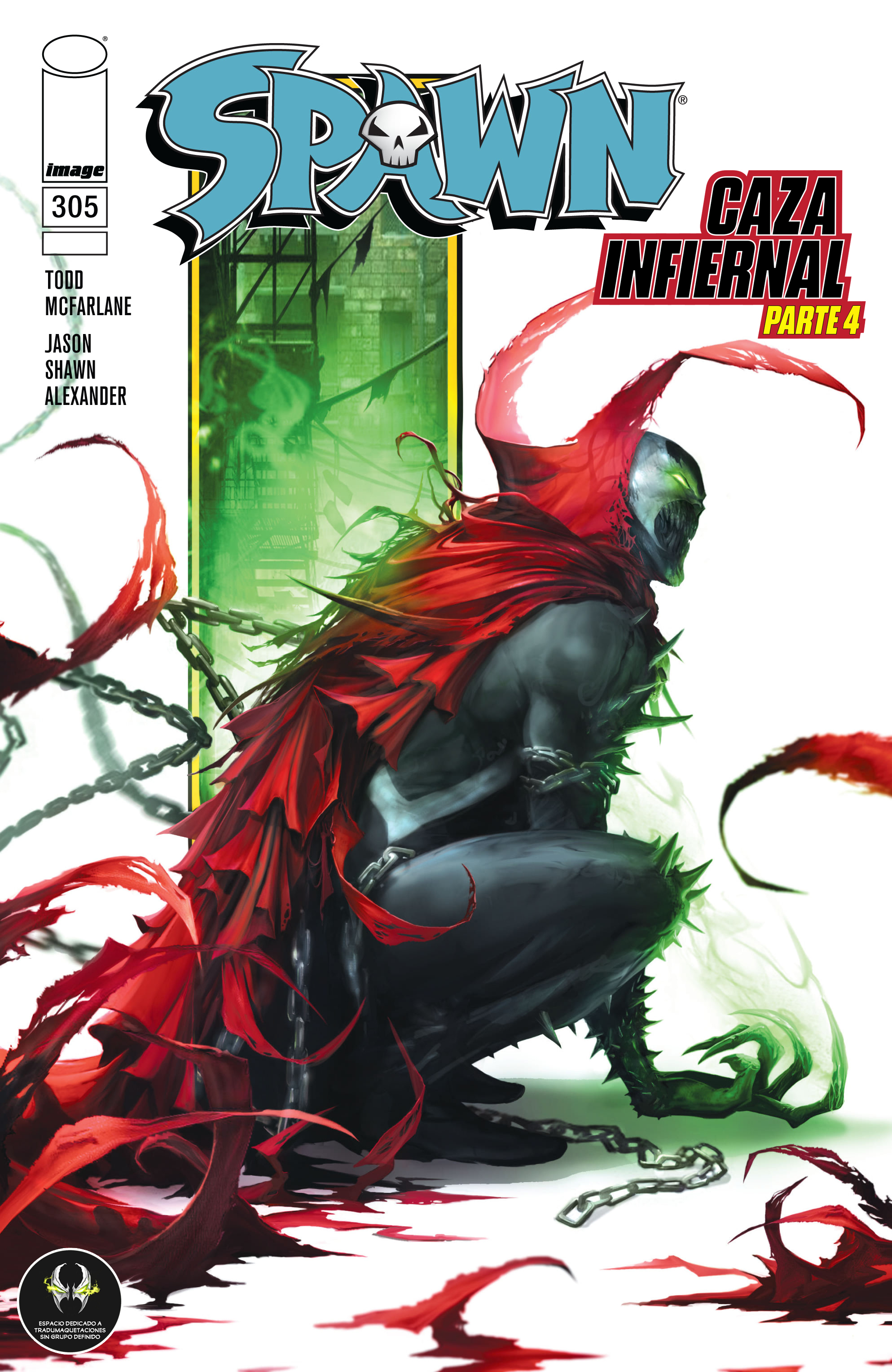 Carátula Spawn #305.cbr