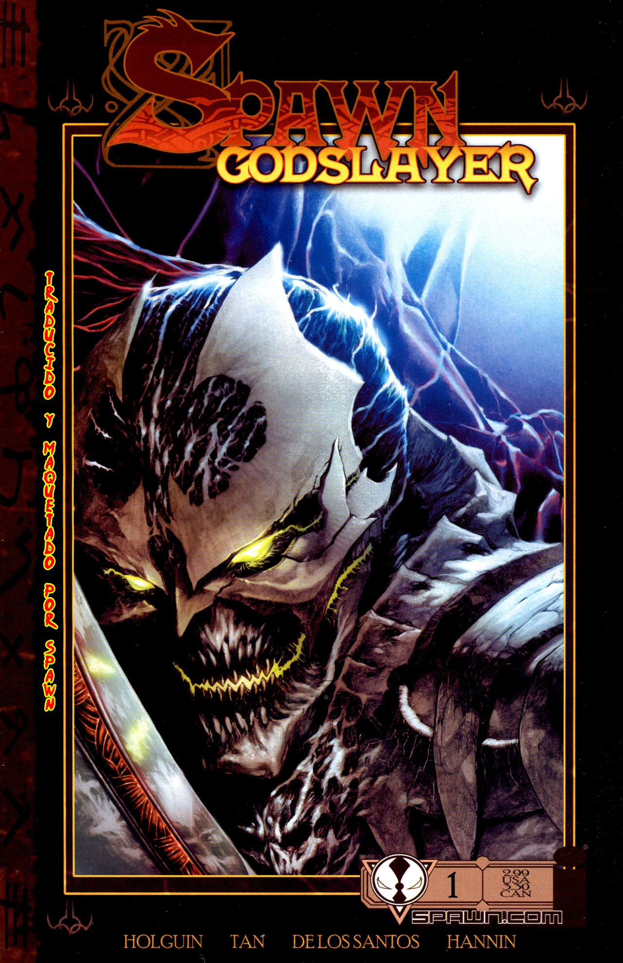 Carátula Spawn Godslayer 01.cbr