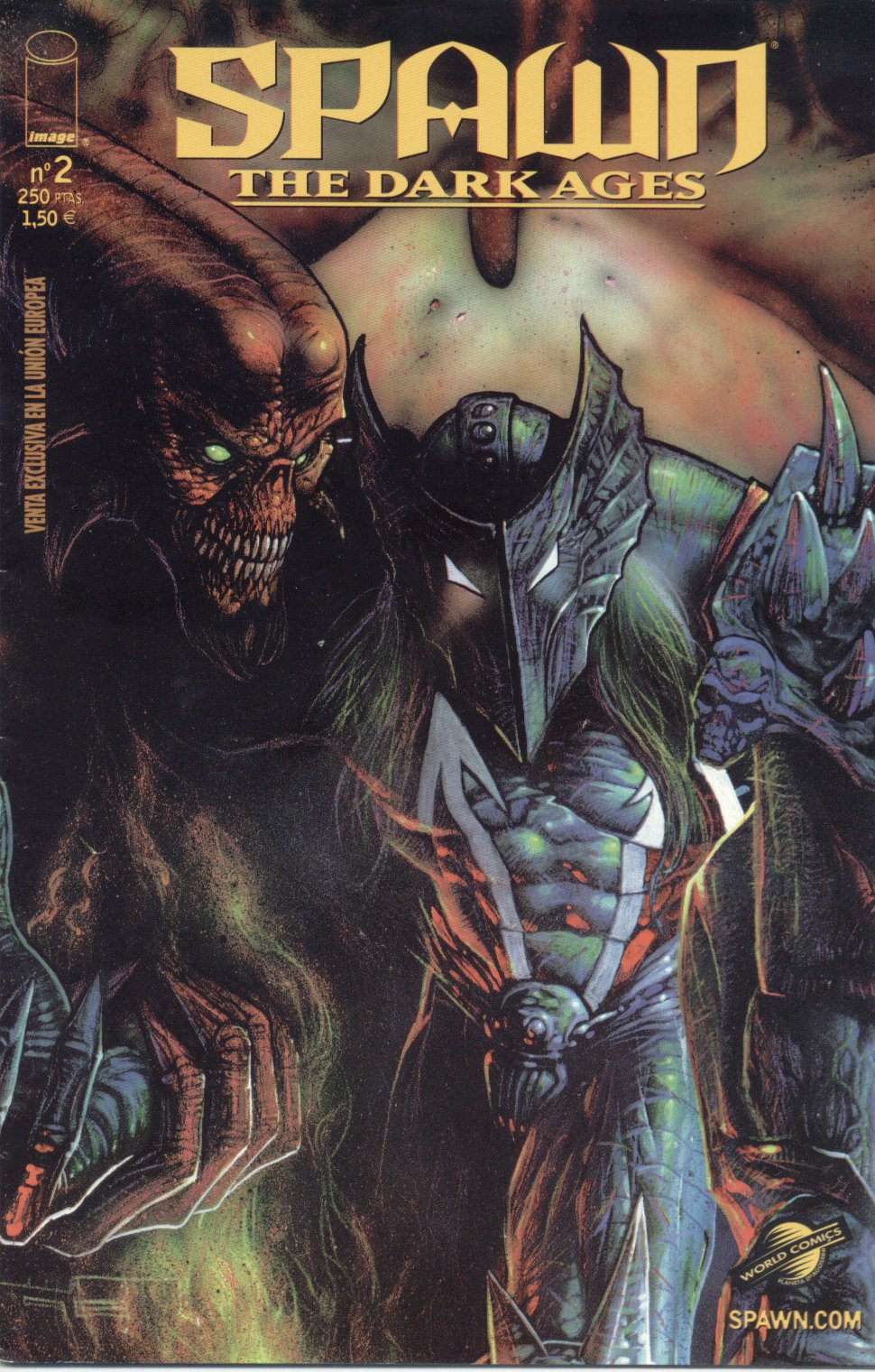 Carátula Spawn. The Dark Ages 02 [Español].cbr