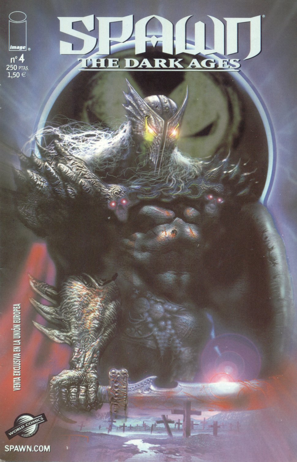 Carátula Spawn. The Dark Ages 04 [Español].cbr
