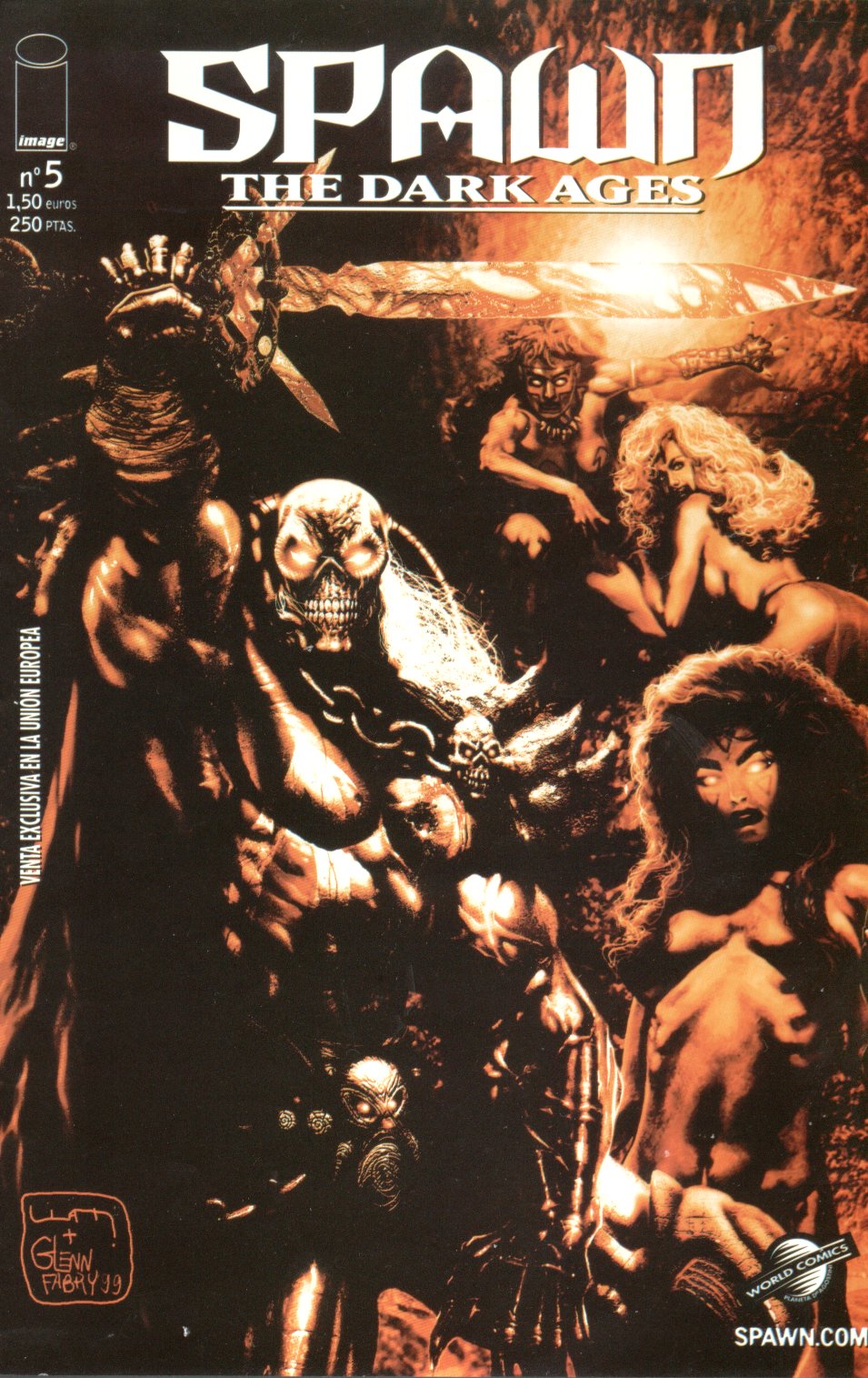 Carátula Spawn. The Dark Ages 05 [Español].cbr