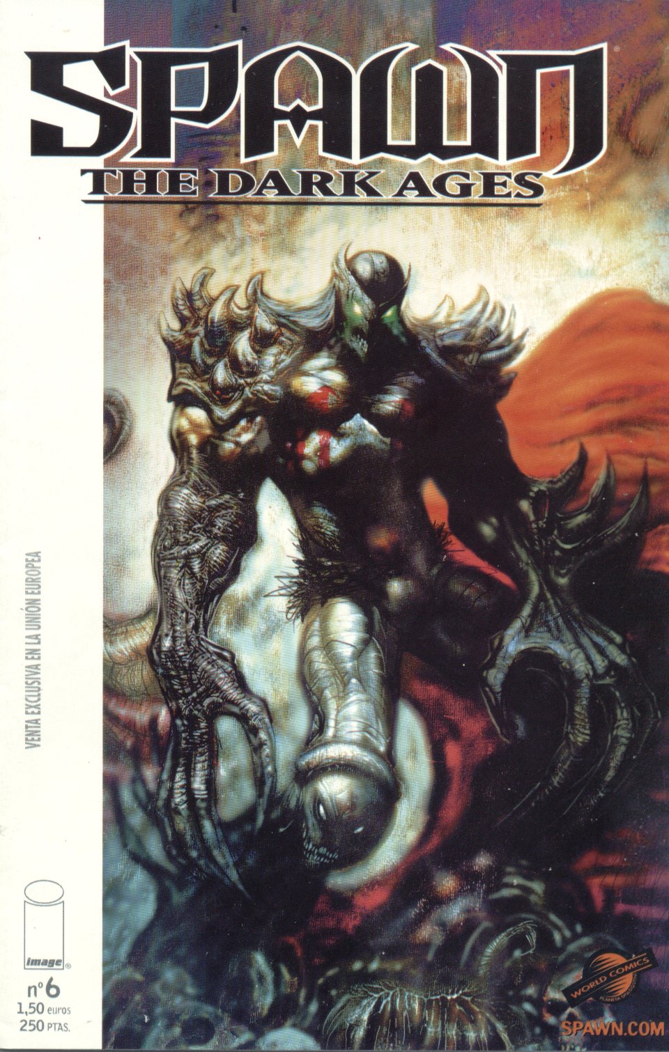 Carátula Spawn. The Dark Ages 06 [Español].cbr
