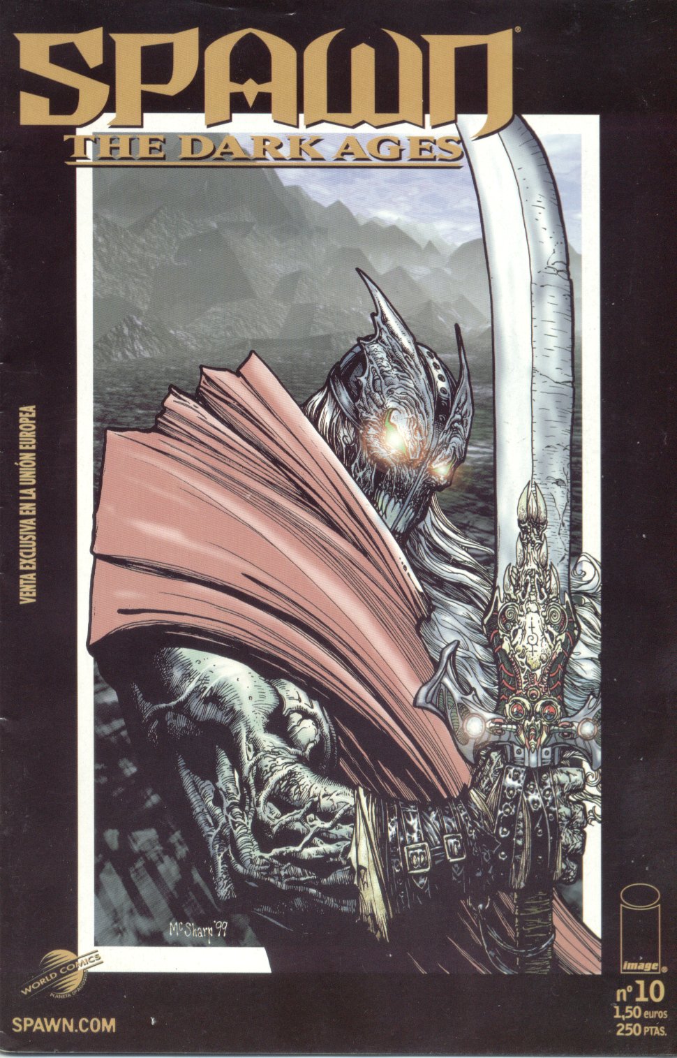 Carátula Spawn. The Dark Ages 10 [Español].cbr