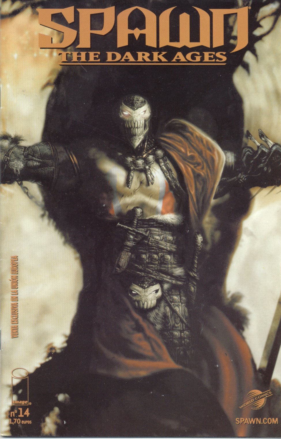 Carátula Spawn. The Dark Ages 14 [Español].cbr