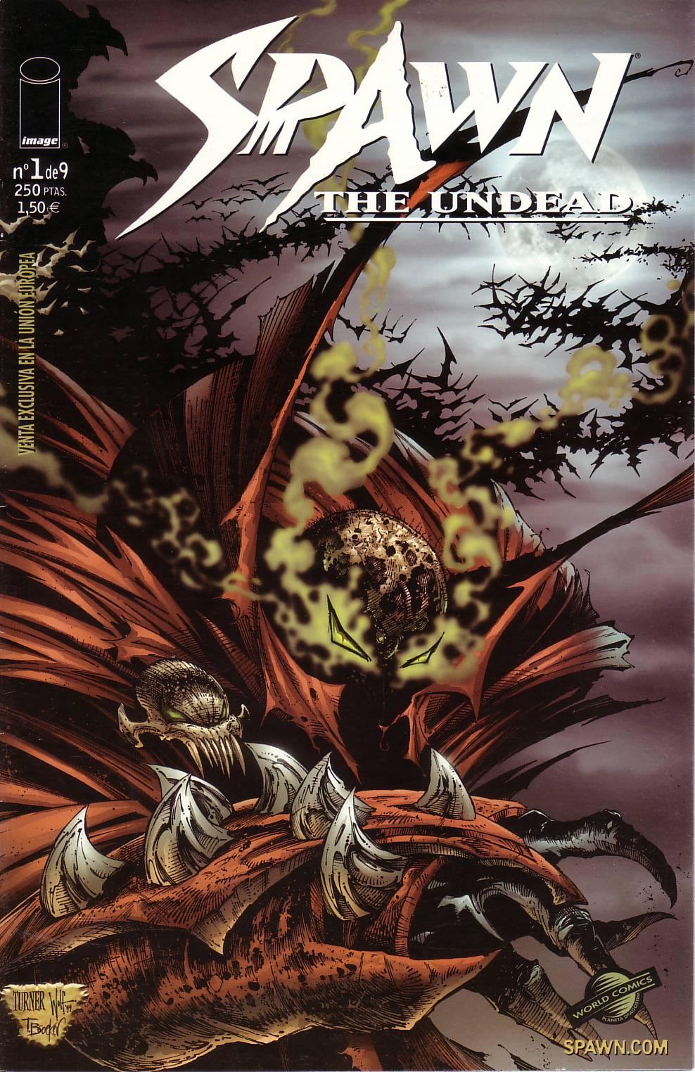 Carátula Spawn. The Undead #01 [Español].cbr