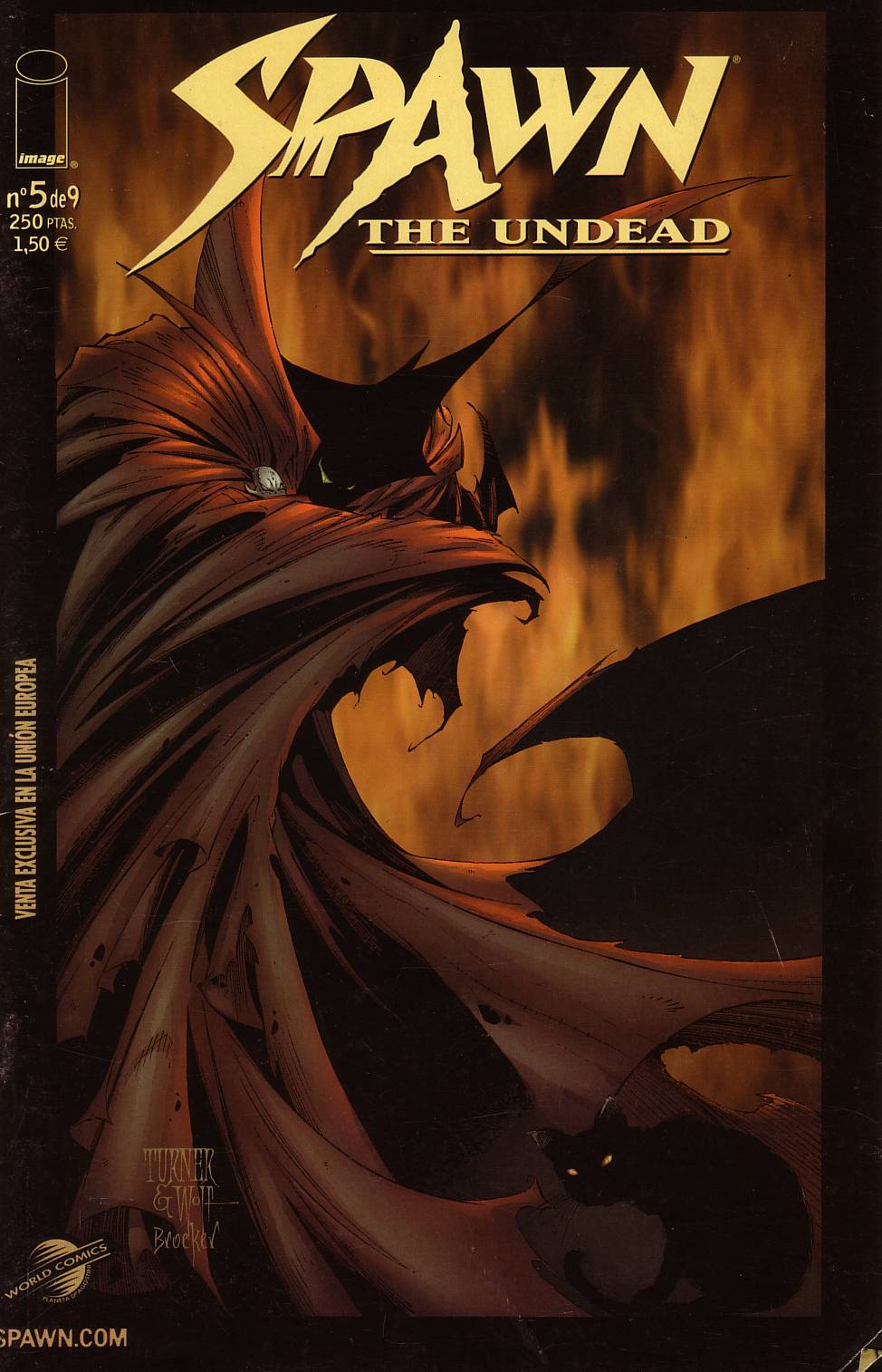 Carátula Spawn. The Undead #05 [Español].cbr