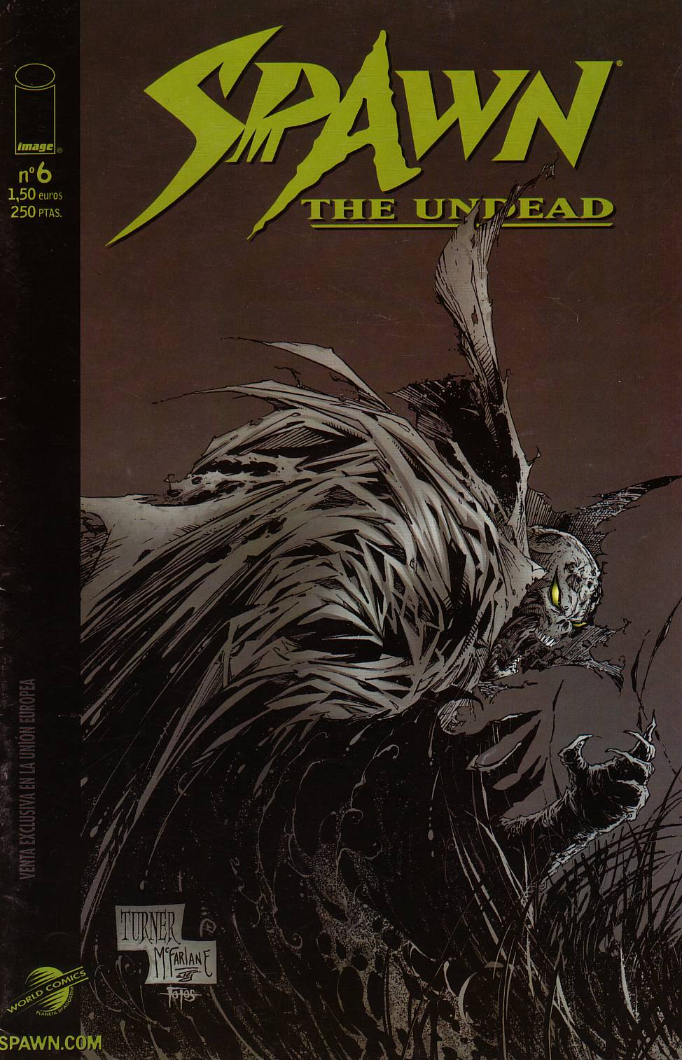 Carátula Spawn. The Undead #06 [Español].cbr
