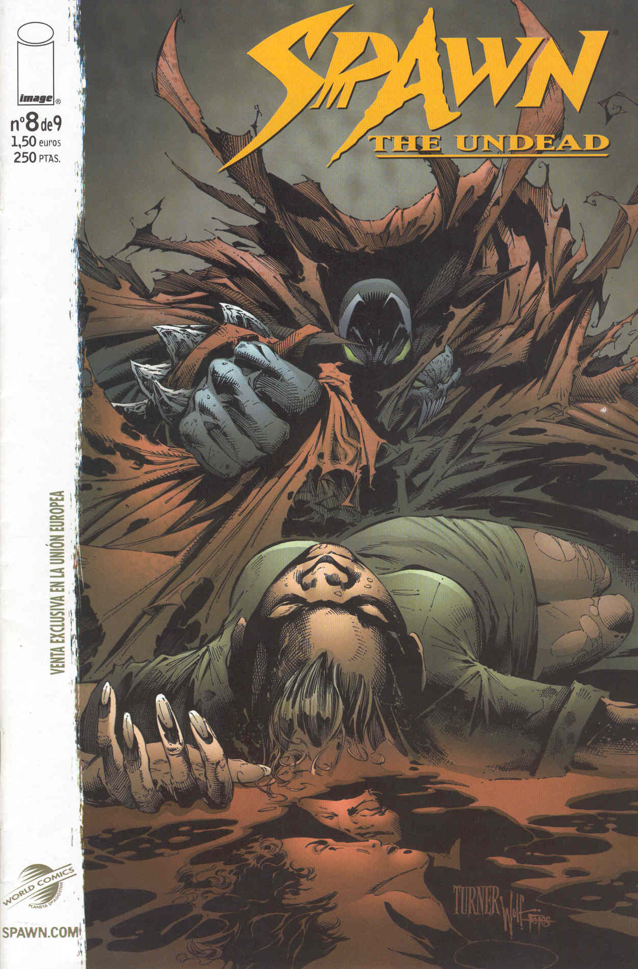 Carátula Spawn. The Undead #08 [Español].cbr