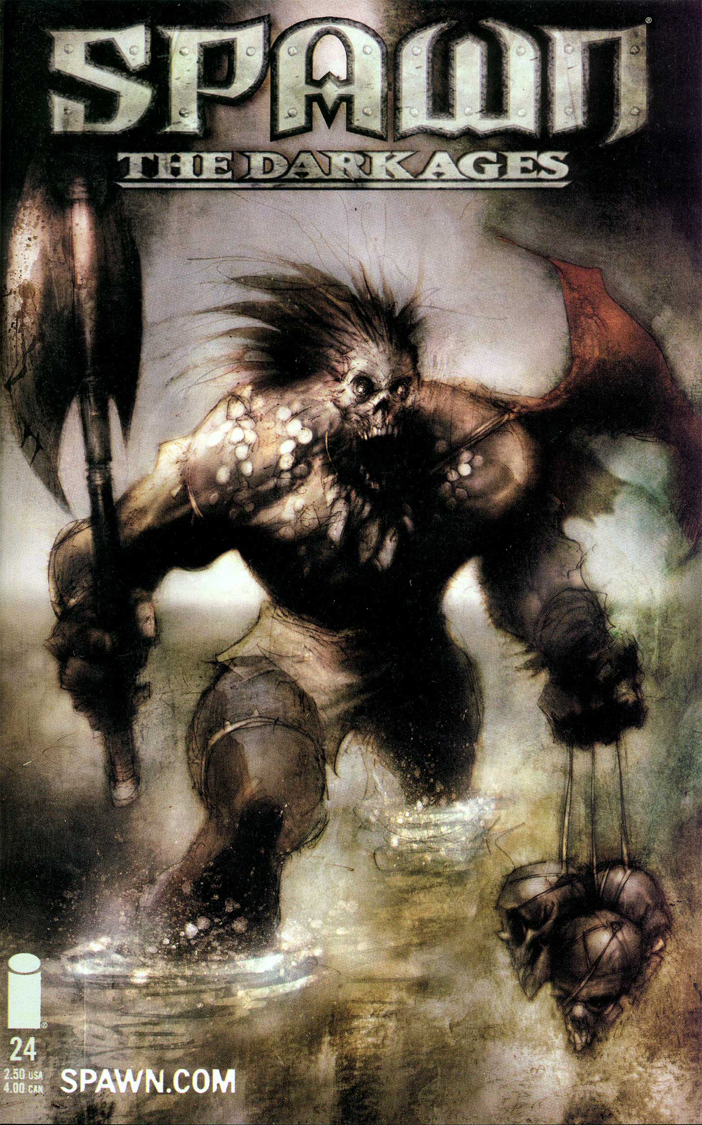 Carátula Spawn. The Dark Ages 24 [Español].cbr