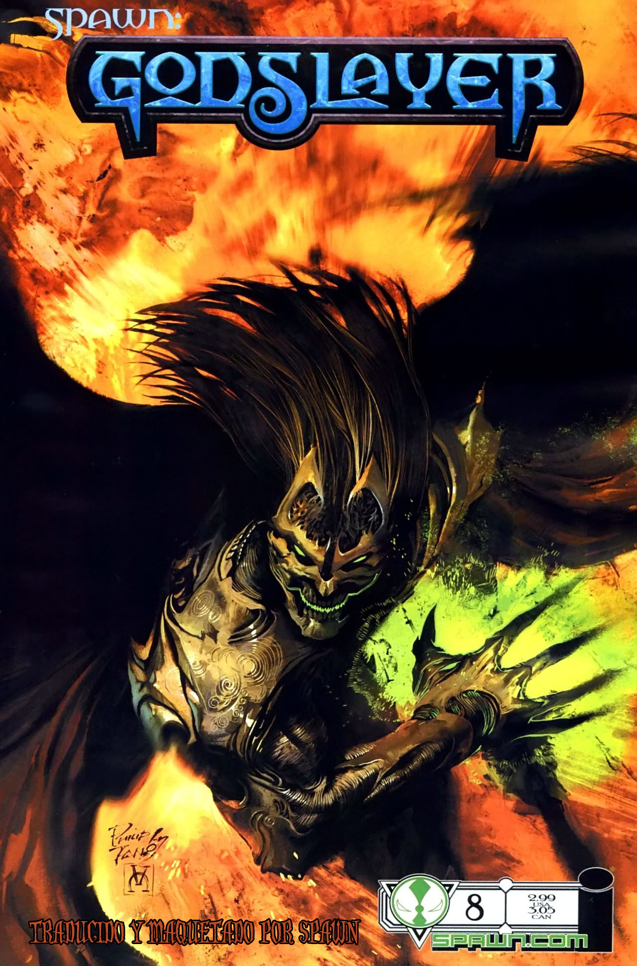 Carátula Spawn Godslayer 08.cbr