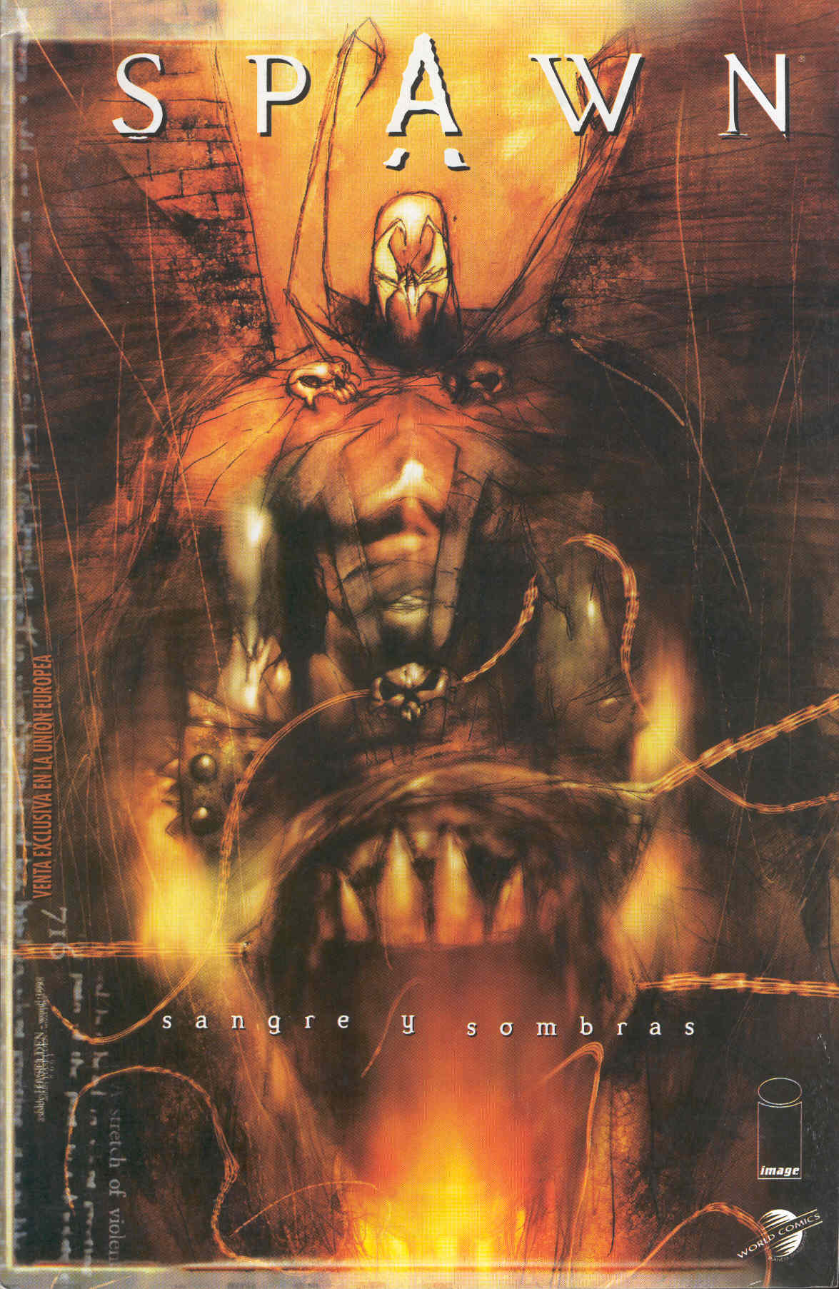 Carátula Spawn. Sangre y Sombras [Español].cbr